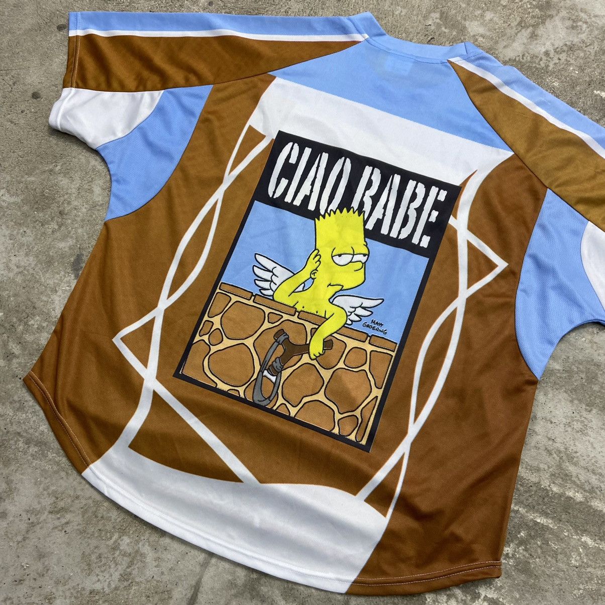 The Simpsons 2003 EL BARTO THE SIMPSONS CHAO BABY RARE JERSEY TEE - № 169 Size US L / EU 52-54 / 3 - 4 Thumbnail