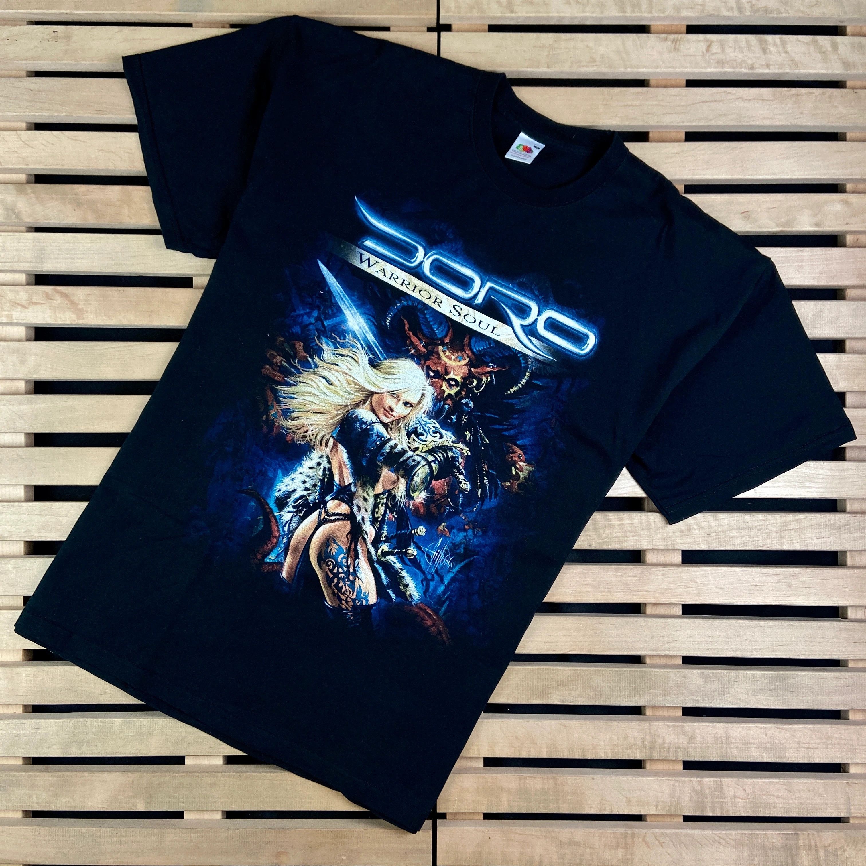 Band Tees × Vintage Mens Vintage T Shirt Doro Warrior Soul Size XL Size US XL / EU 56 / 4 - 1 Thumbnail
