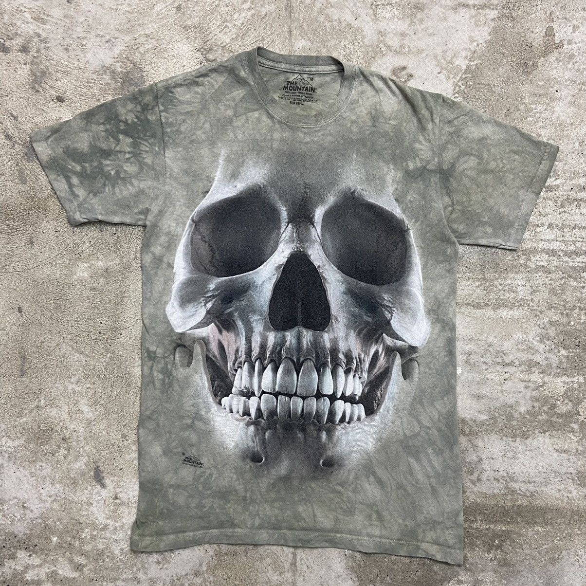 The Mountain ☠️ Y2K SKULL 3D MOUNTAIN RARE DAVID PENFOUND Y2K TEE - № 97 Size US M / EU 48-50 / 2 - 1 Thumbnail