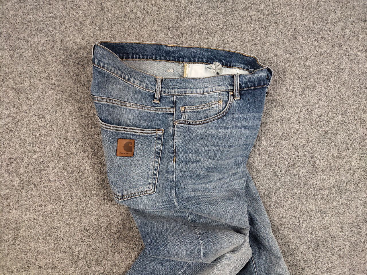 Carhartt Carhartt Klondike Pant Classic Men's Washed Denim Jeans Size US 34 / EU 50 - 13 Thumbnail