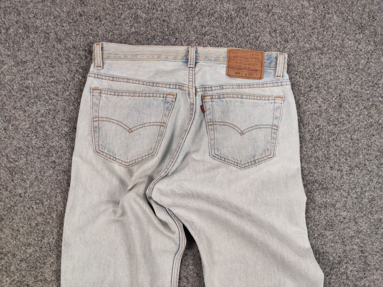 Levi's Vintage 80s Levis 501 Perfect Faded Denim Jeans Made in USA Size US 32 / EU 48 - 14 Thumbnail