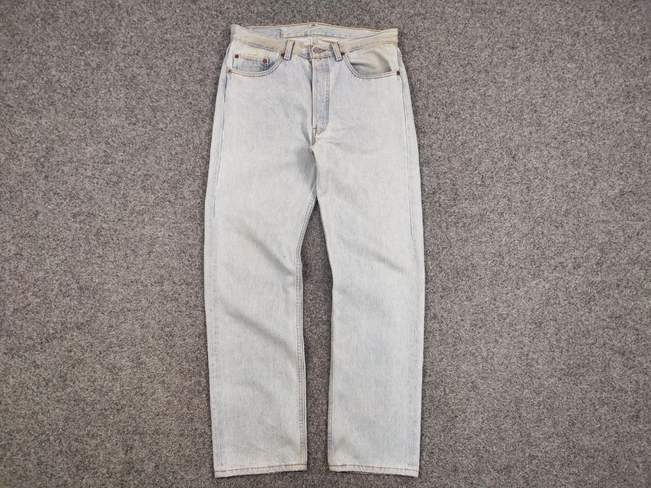 Levi's Vintage 80s Levis 501 Perfect Faded Denim Jeans Made in USA Size US 32 / EU 48 - 12 Thumbnail