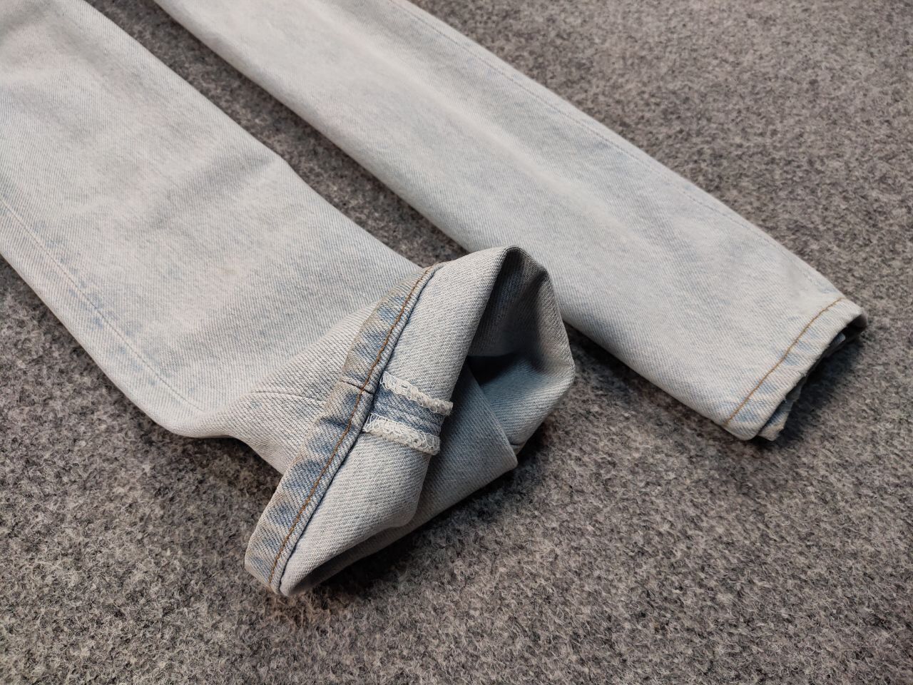 Levi's Vintage 80s Levis 501 Perfect Faded Denim Jeans Made in USA Size US 32 / EU 48 - 8 Thumbnail
