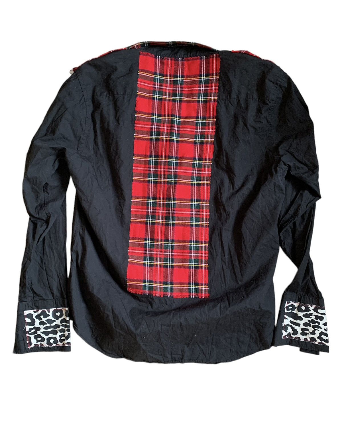 Designer England Vintage Punk Zip patch Shirt like Vivienne westwood Size US L / EU 52-54 / 3 - 6 Thumbnail