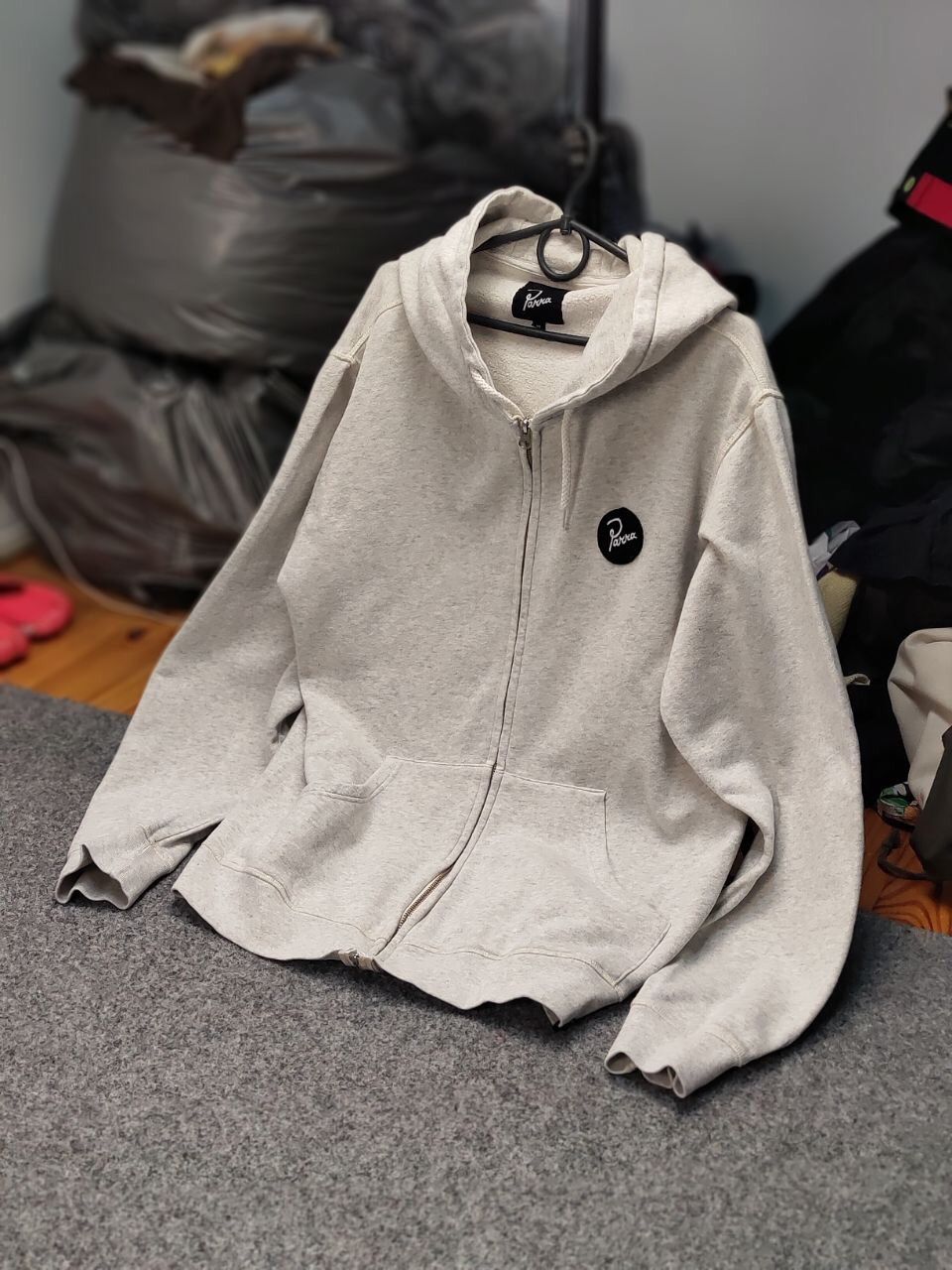 Parra By Parra Full Zip-up Gray logo Hoodie Size US XL / EU 56 / 4 - 23 Thumbnail