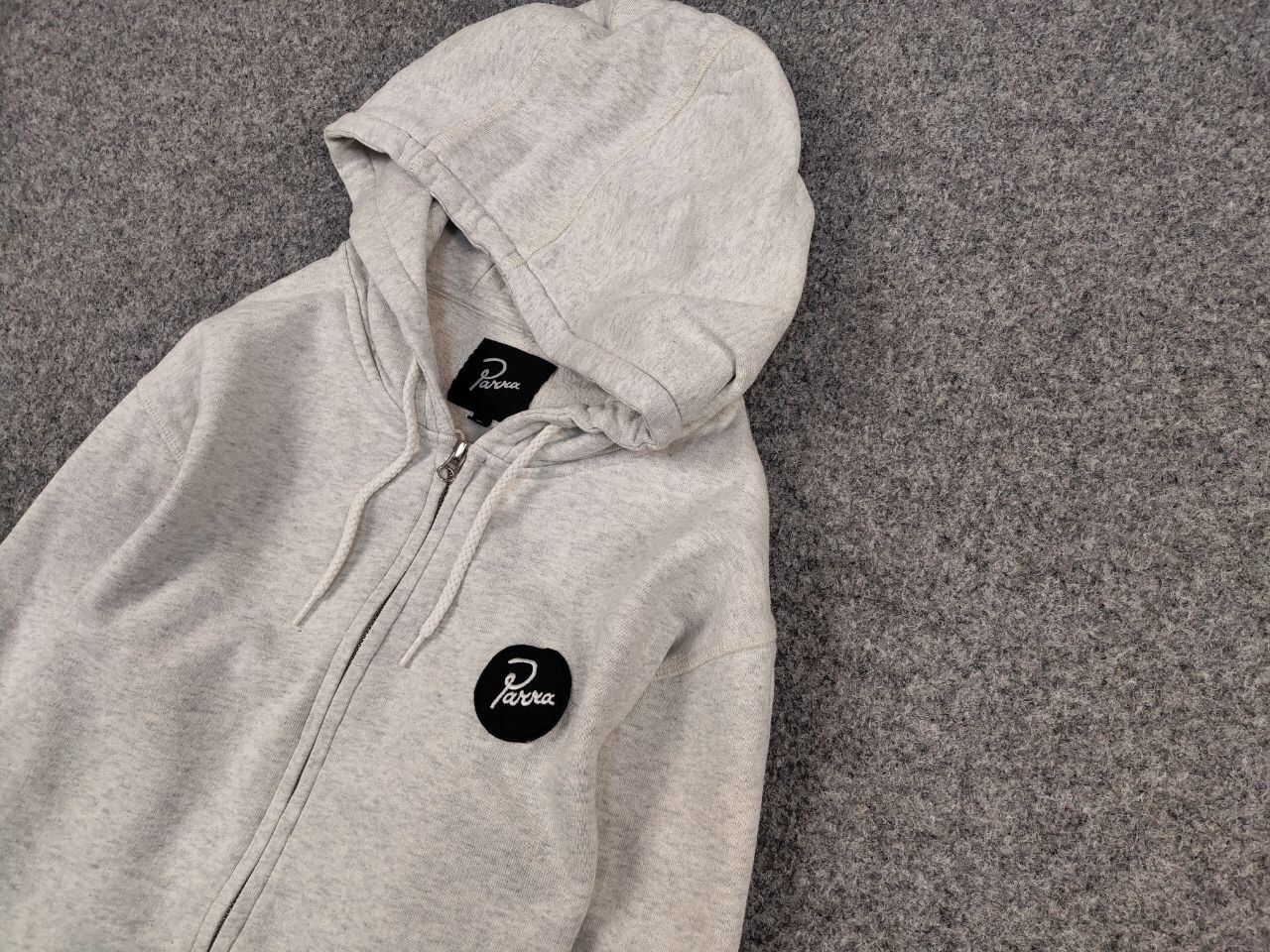 Parra By Parra Full Zip-up Gray logo Hoodie Size US XL / EU 56 / 4 - 4 Thumbnail