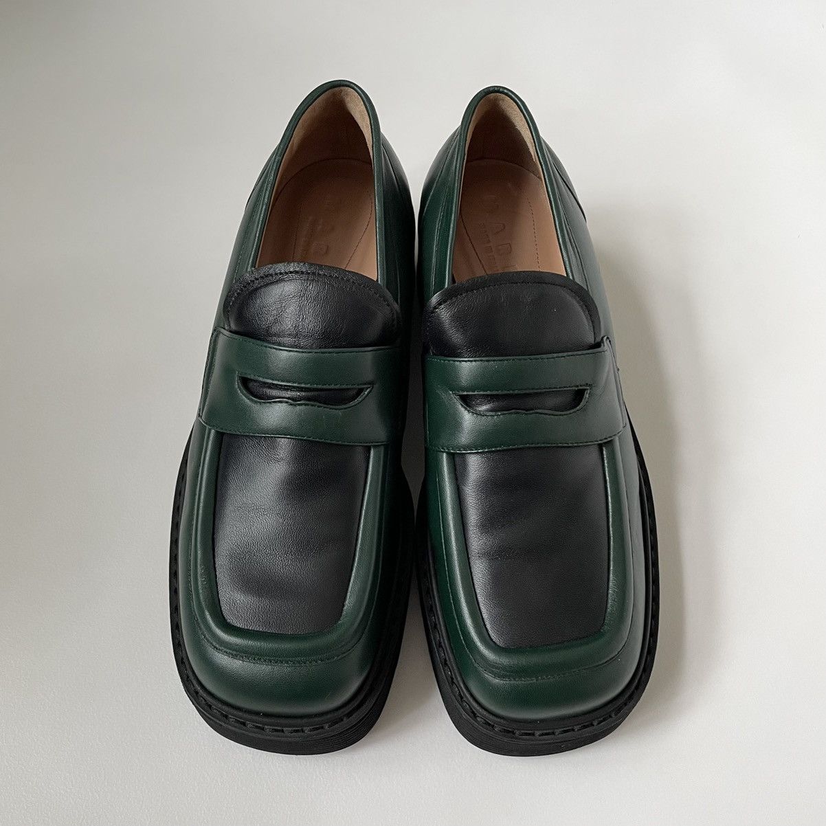 marni platform loafers