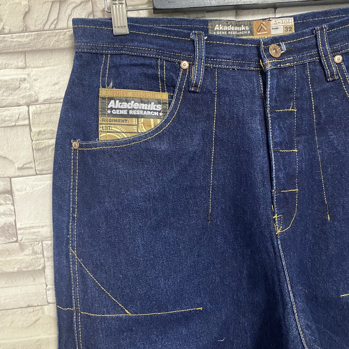 Akademiks Japanese Brand AKADEMIKS Denim Baggy pants Size US 32 / EU 48 - 7 Thumbnail