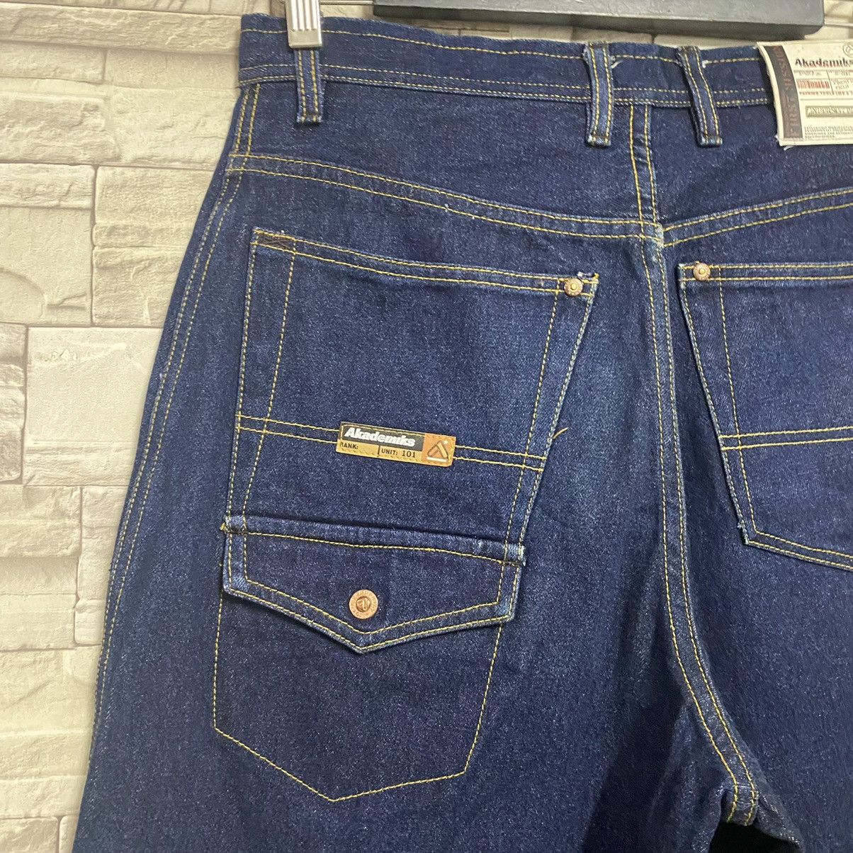 Akademiks Japanese Brand AKADEMIKS Denim Baggy pants Size US 32 / EU 48 - 15 Thumbnail