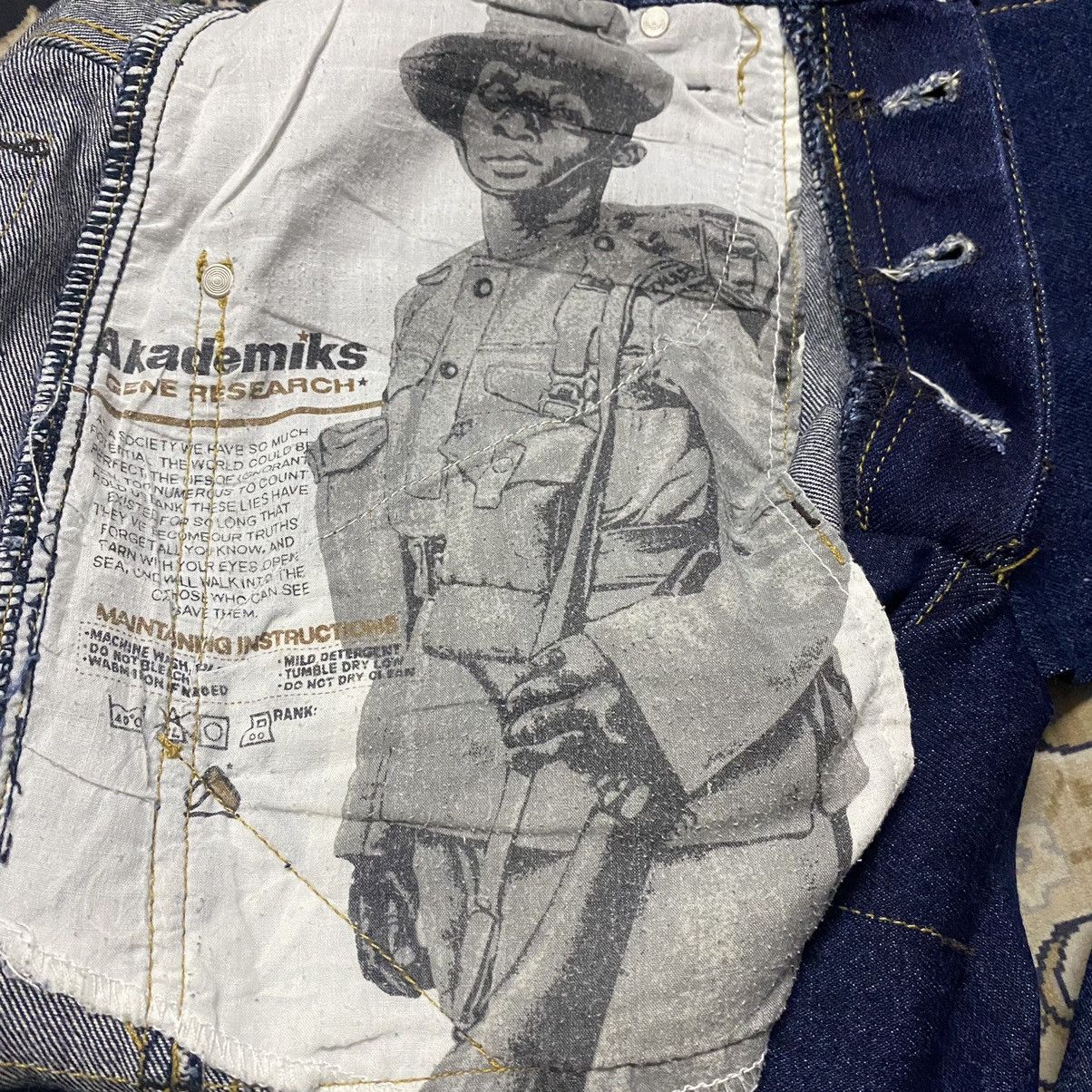 Akademiks Japanese Brand AKADEMIKS Denim Baggy pants Size US 32 / EU 48 - 17 Thumbnail