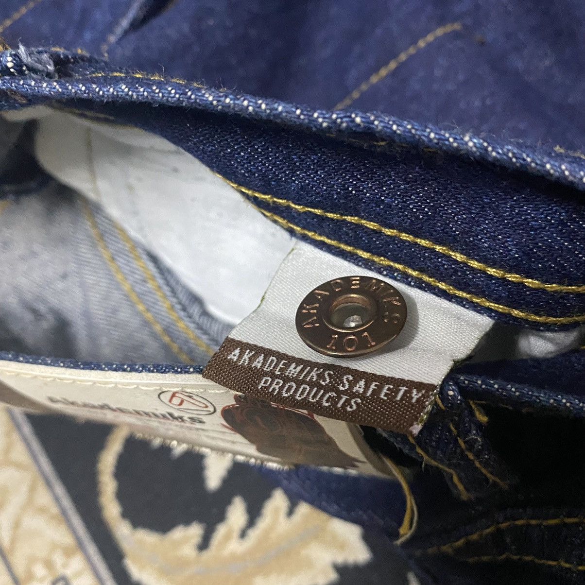 Akademiks Japanese Brand AKADEMIKS Denim Baggy pants Size US 32 / EU 48 - 19 Thumbnail