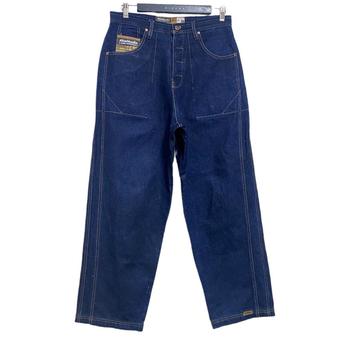 Akademiks Japanese Brand AKADEMIKS Denim Baggy pants Size US 32 / EU 48 - 2 Thumbnail