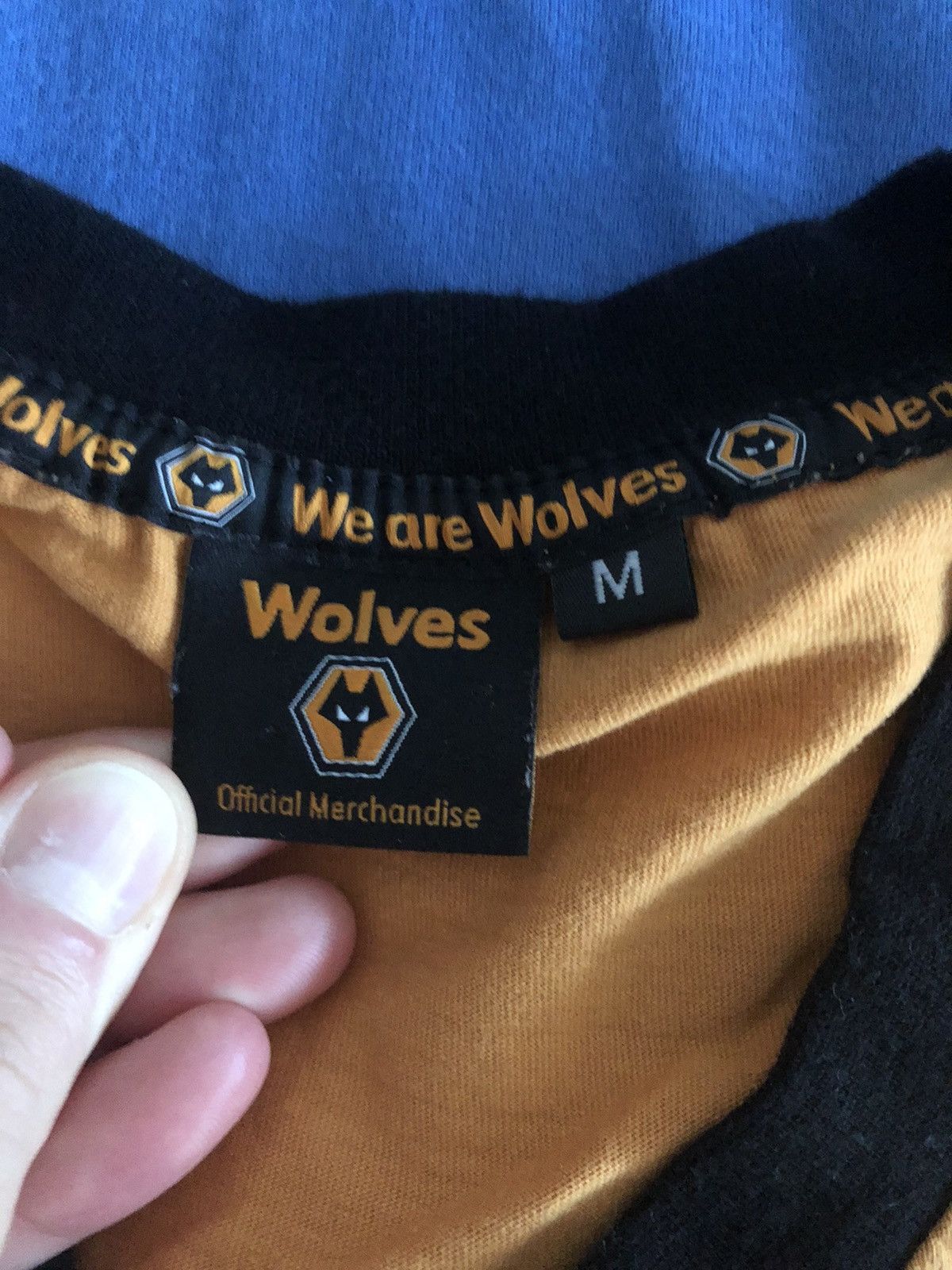 Vintage WOLVERHAMPTON WANDERERS WOLVES OFFICIAL SOCCER JERSEY SHIRT Size US M / EU 48-50 / 2 - 4 Thumbnail