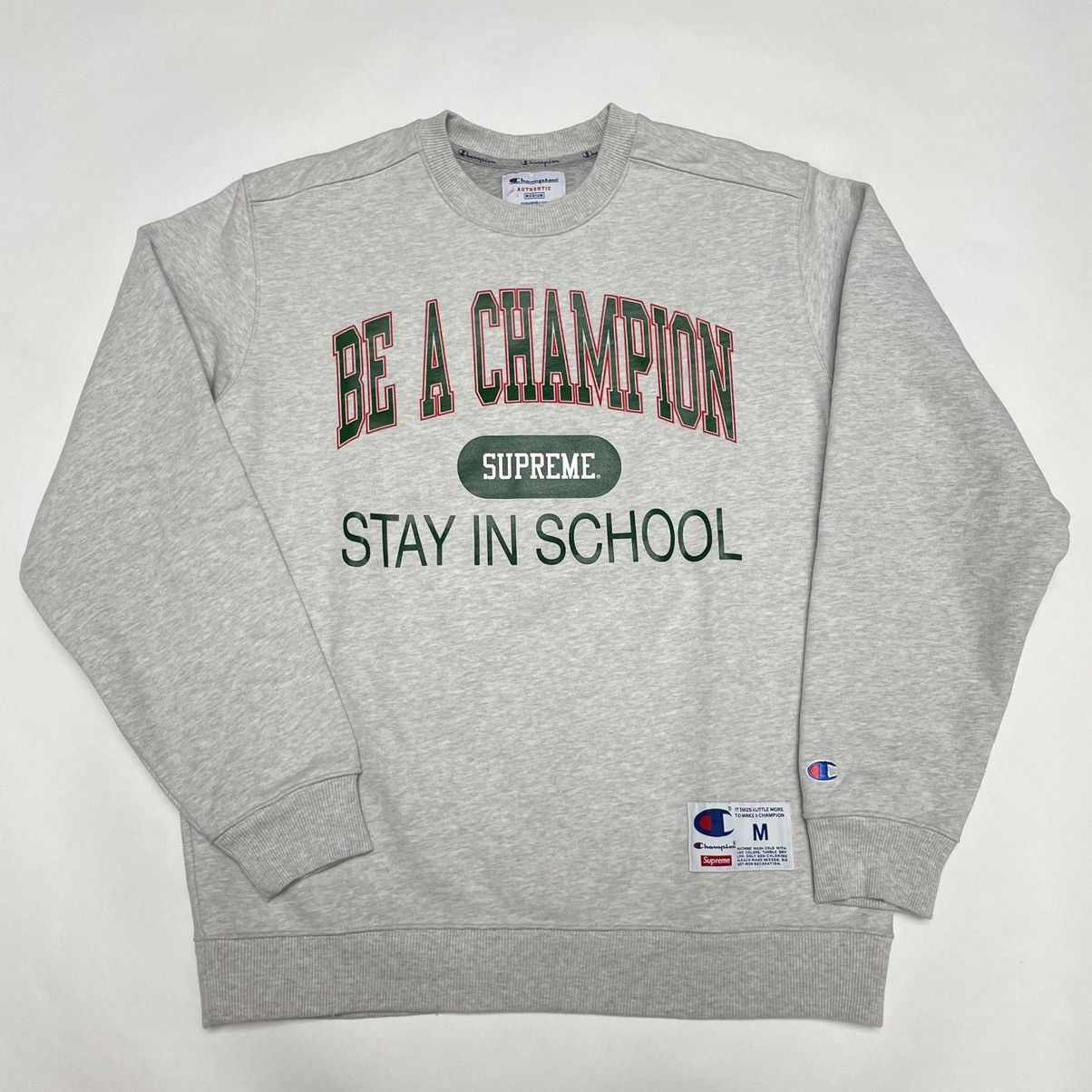 Supreme x Champion School Crewneck (S/S18)