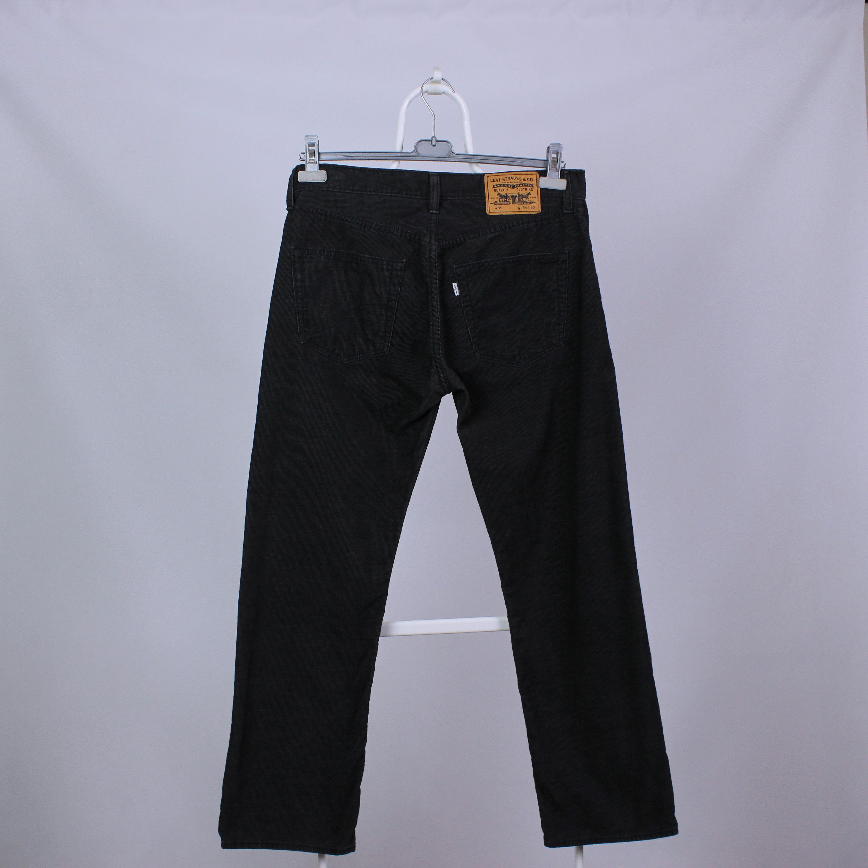 Levi's Vintage levis 401 jeans denim rare velvet black 34 30 Size US 34 / EU 50 - 12 Thumbnail