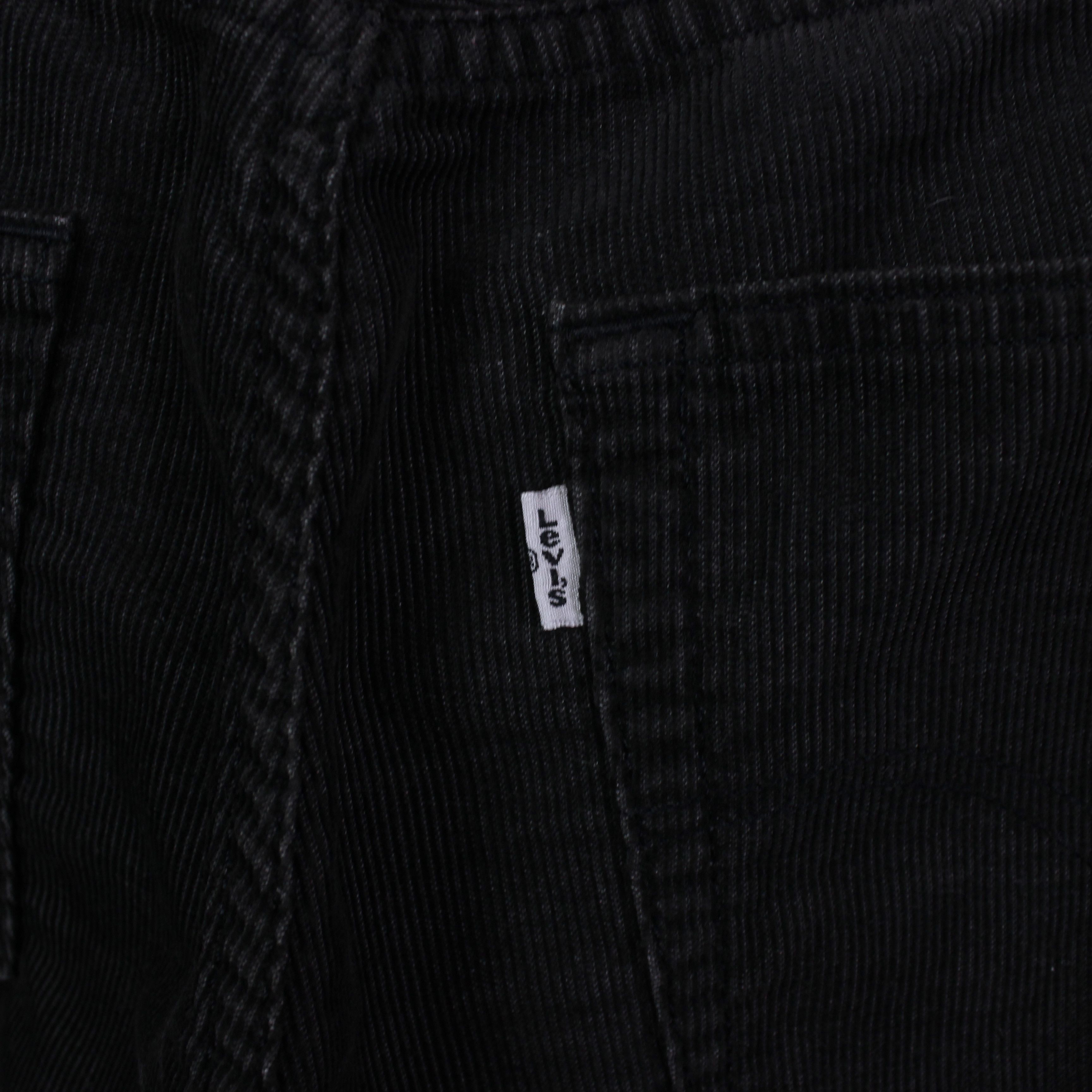 Levi's Vintage levis 401 jeans denim rare velvet black 34 30 Size US 34 / EU 50 - 11 Thumbnail