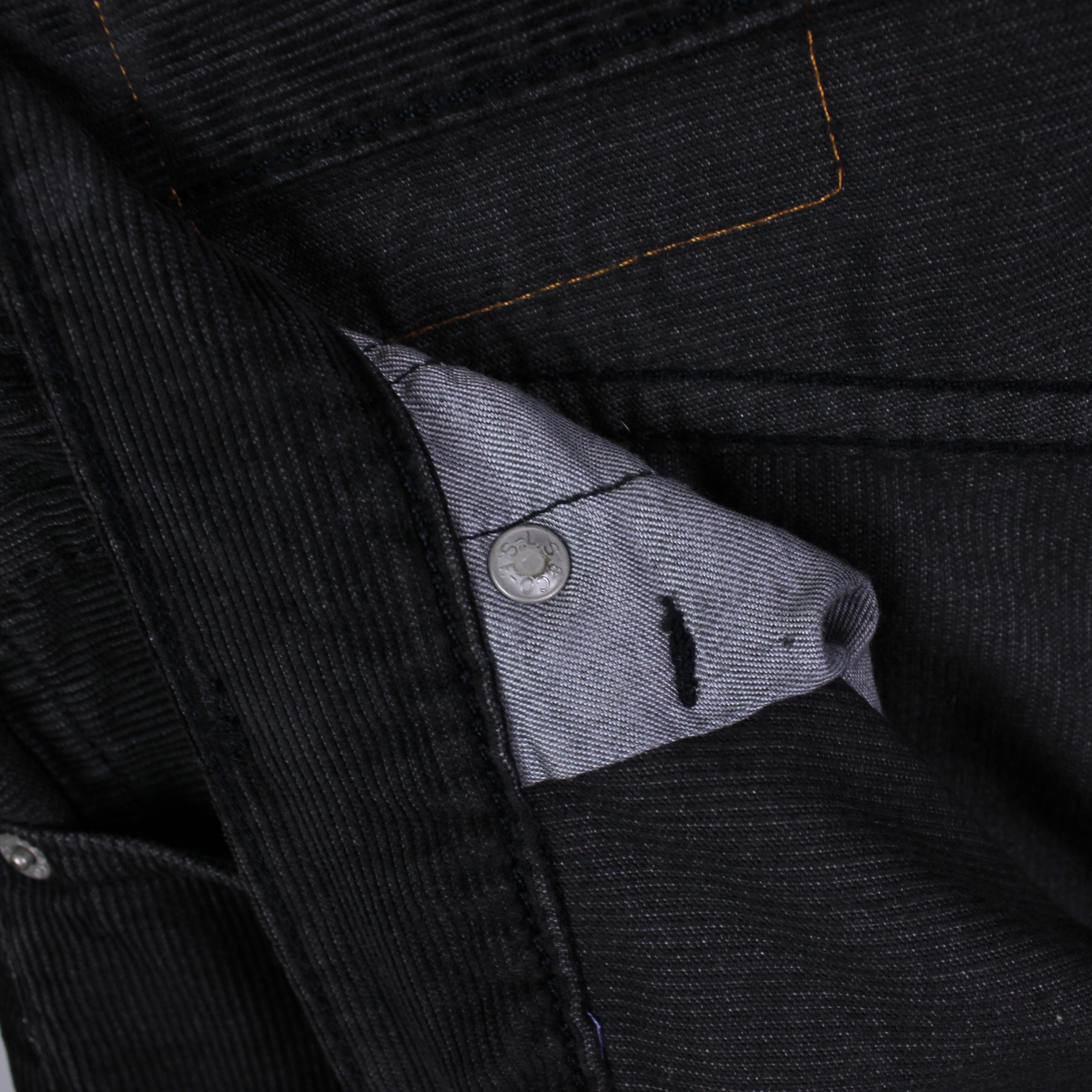 Levi's Vintage levis 401 jeans denim rare velvet black 34 30 Size US 34 / EU 50 - 4 Thumbnail