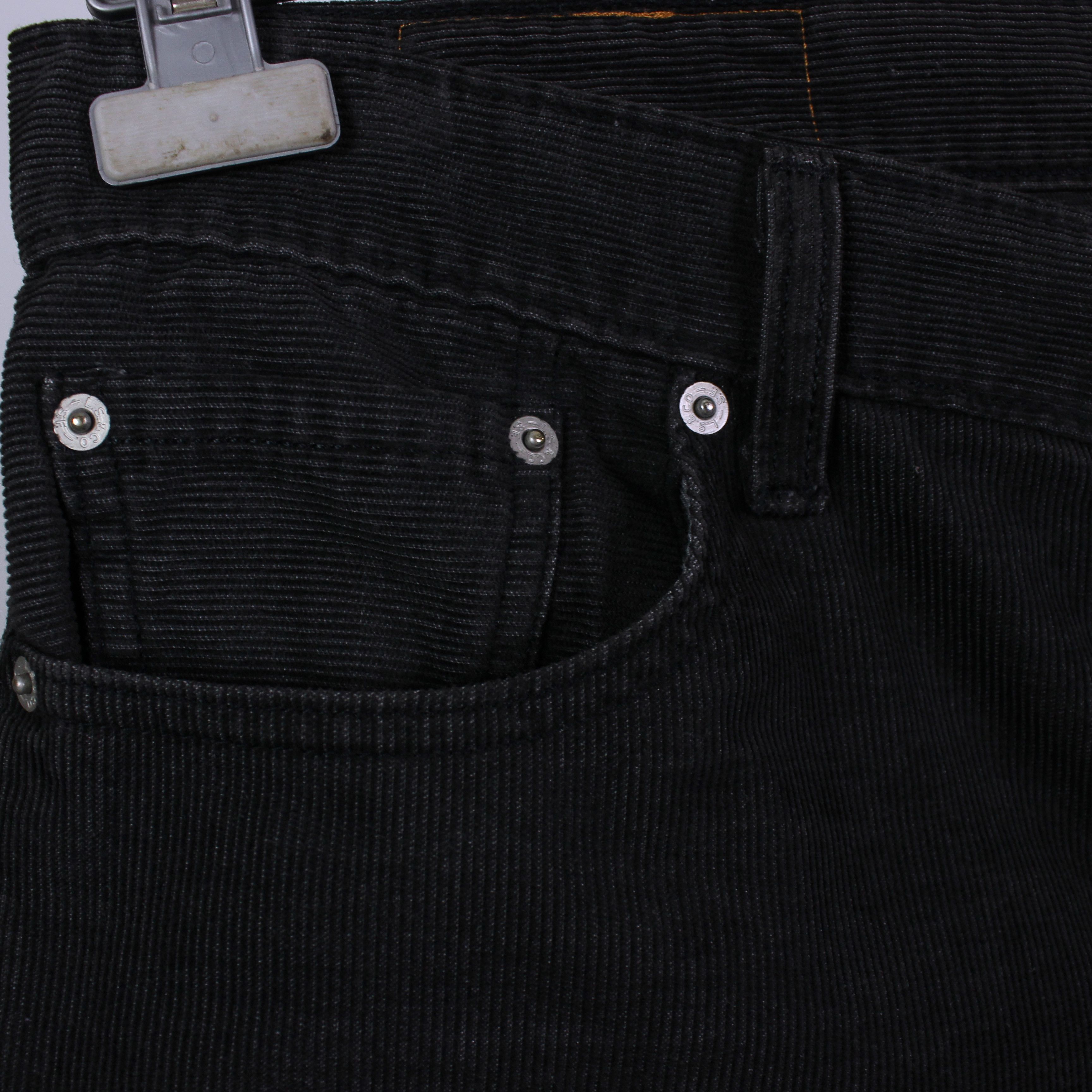 Levi's Vintage levis 401 jeans denim rare velvet black 34 30 Size US 34 / EU 50 - 6 Thumbnail