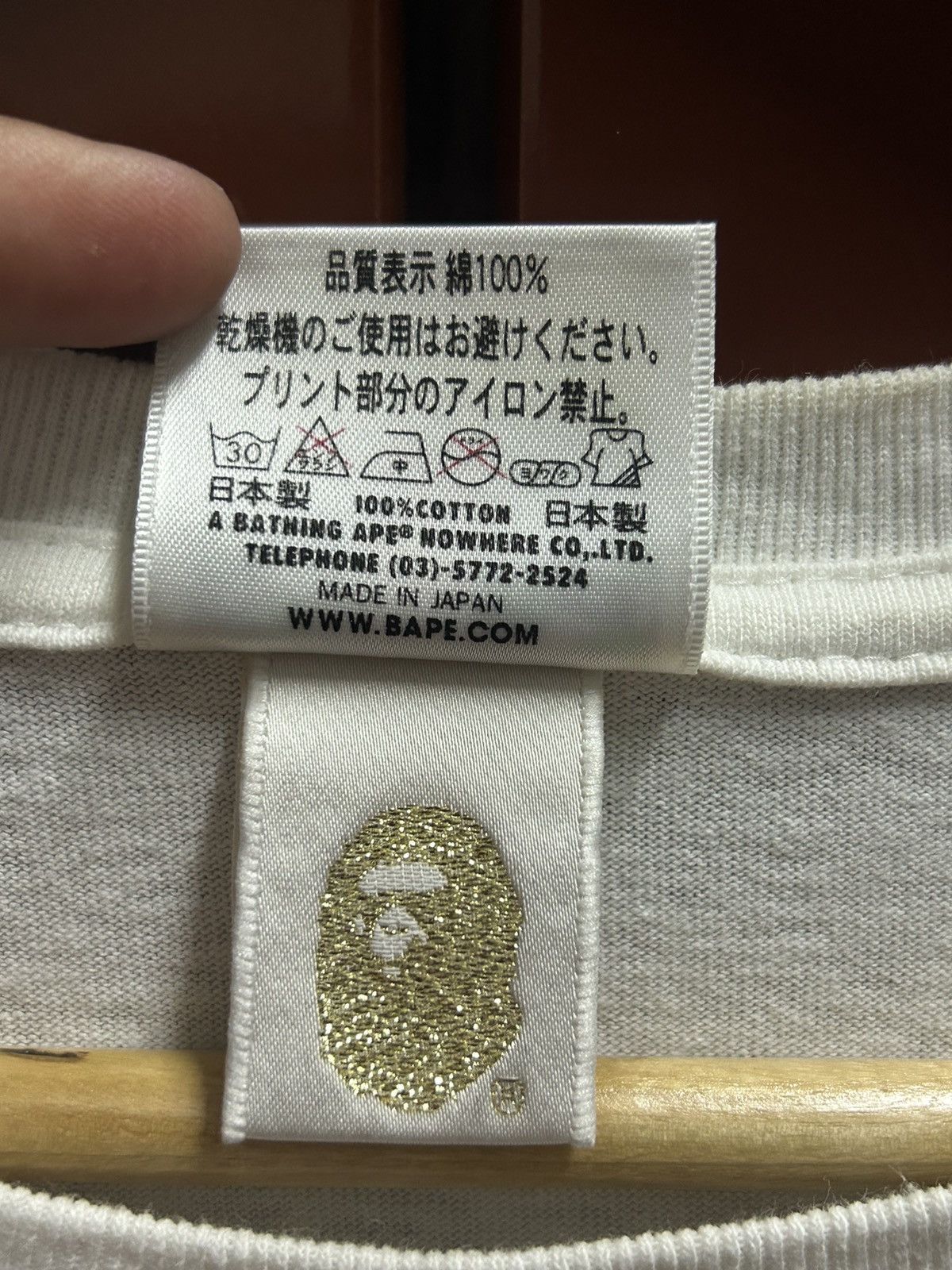 Bape 🔥A Bathing Ape Big Face Tshirts Size US L / EU 52-54 / 3 - 7 Thumbnail