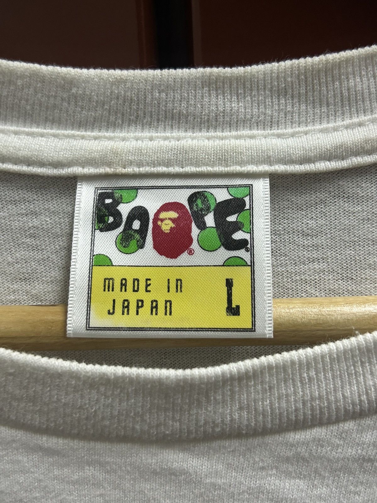Bape 🔥A Bathing Ape Big Face Tshirts Size US L / EU 52-54 / 3 - 6 Thumbnail
