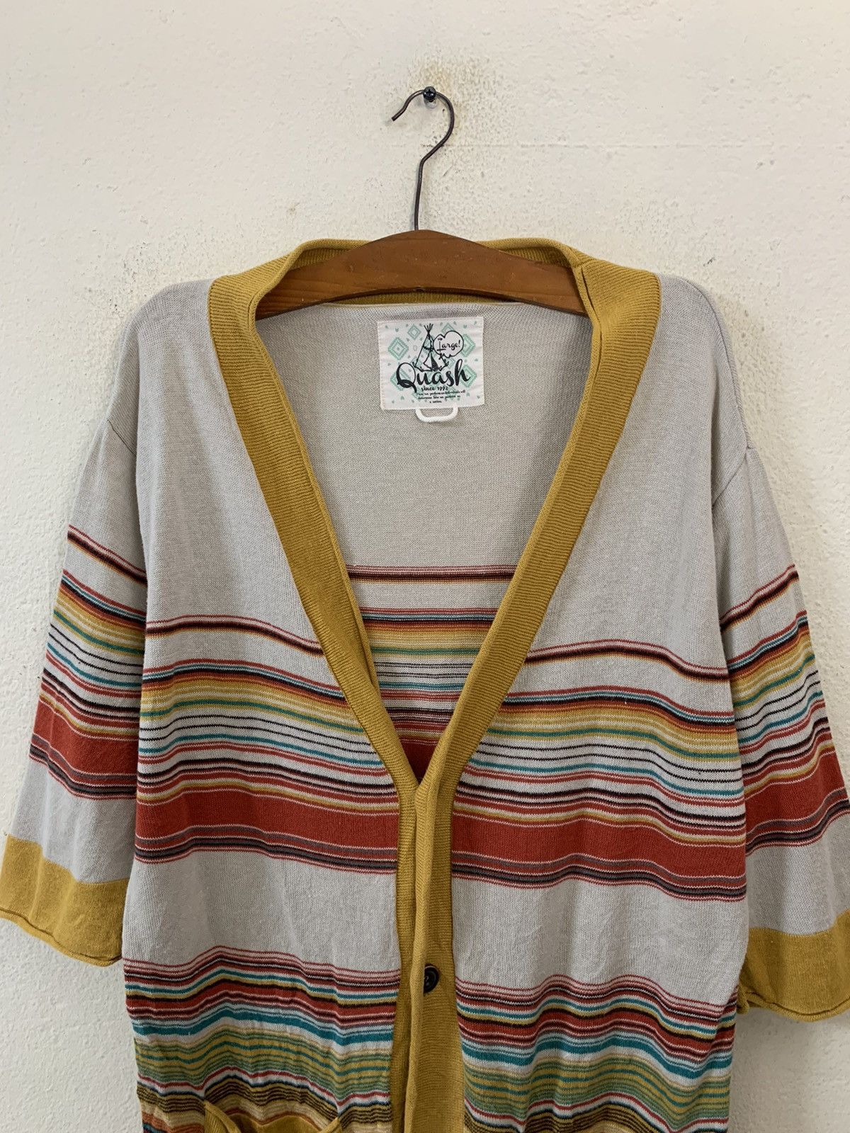 Japanese Brand Quash Multicolor Cardigan Size US M / EU 48-50 / 2 - 4 Thumbnail