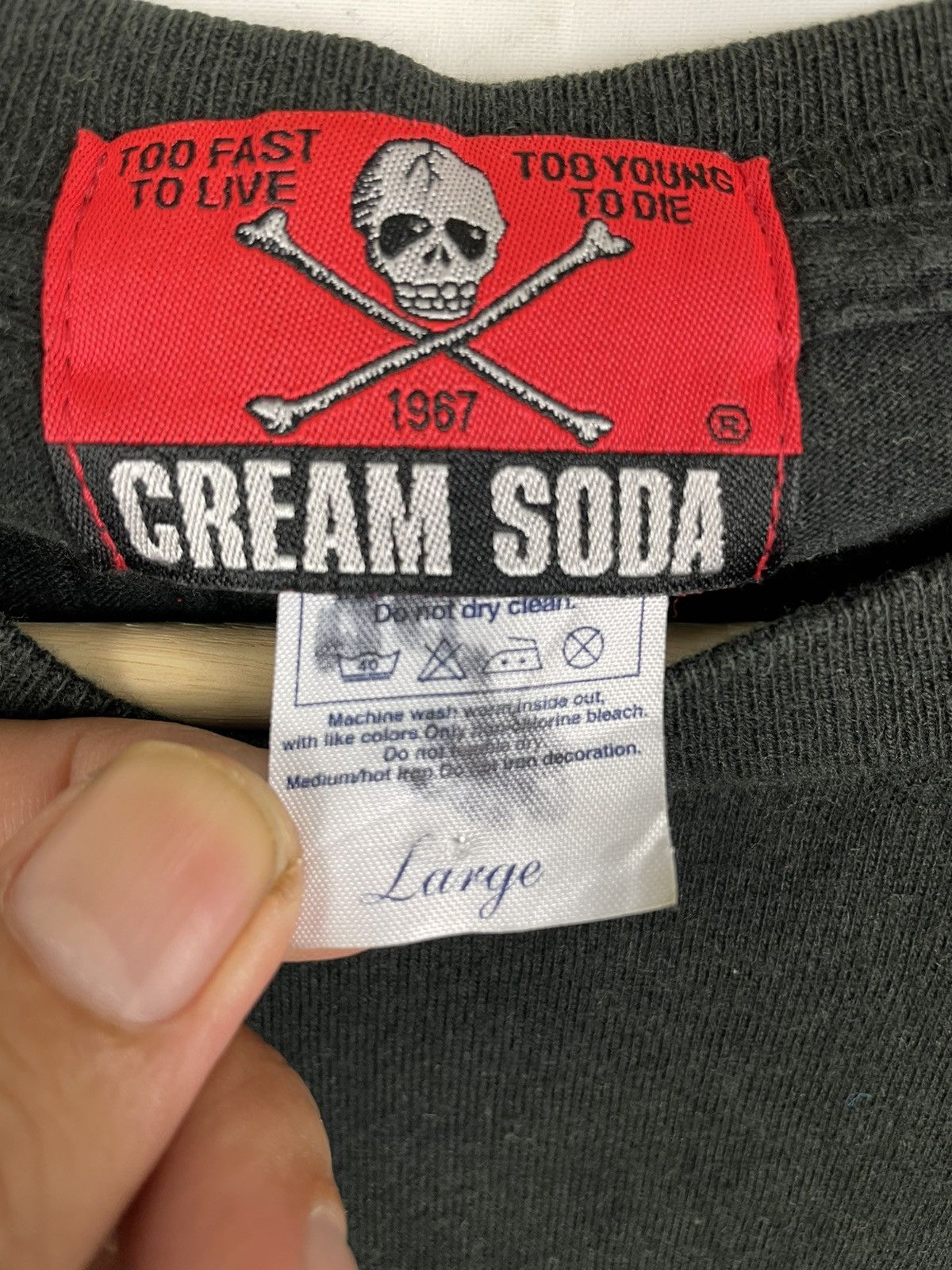 Japanese Brand Cream Soda Japan | Too Fast To Live, Too Young To Die Size US L / EU 52-54 / 3 - 5 Thumbnail