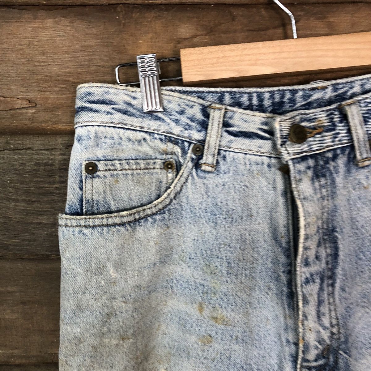 Japanese Brand Ever Blue vintage Distressed Denim #4660 Size US 32 / EU 48 - 4 Thumbnail