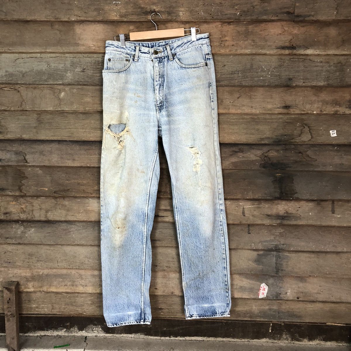 Japanese Brand Ever Blue vintage Distressed Denim #4660 Size US 32 / EU 48 - 1 Thumbnail