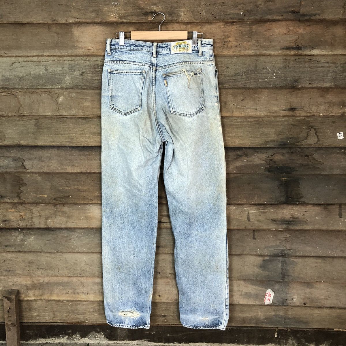 Japanese Brand Ever Blue vintage Distressed Denim #4660 Size US 32 / EU 48 - 10 Thumbnail