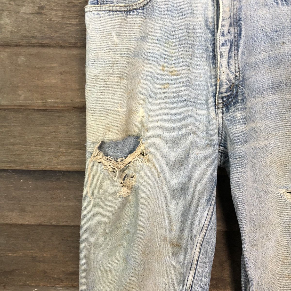 Japanese Brand Ever Blue vintage Distressed Denim #4660 Size US 32 / EU 48 - 6 Thumbnail