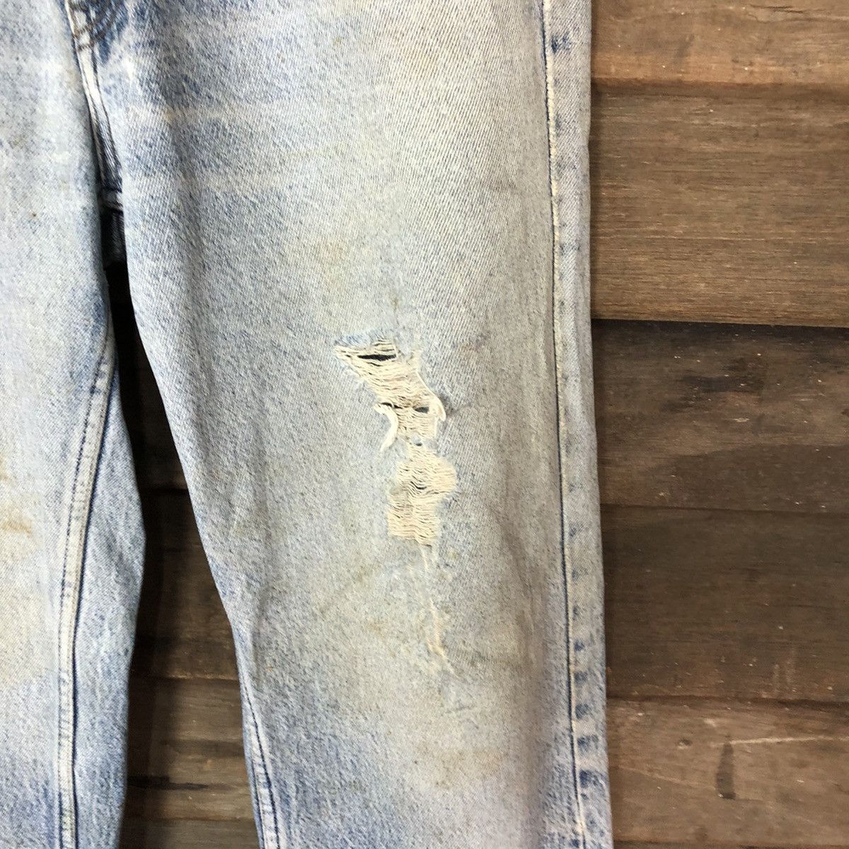 Japanese Brand Ever Blue vintage Distressed Denim #4660 Size US 32 / EU 48 - 7 Thumbnail