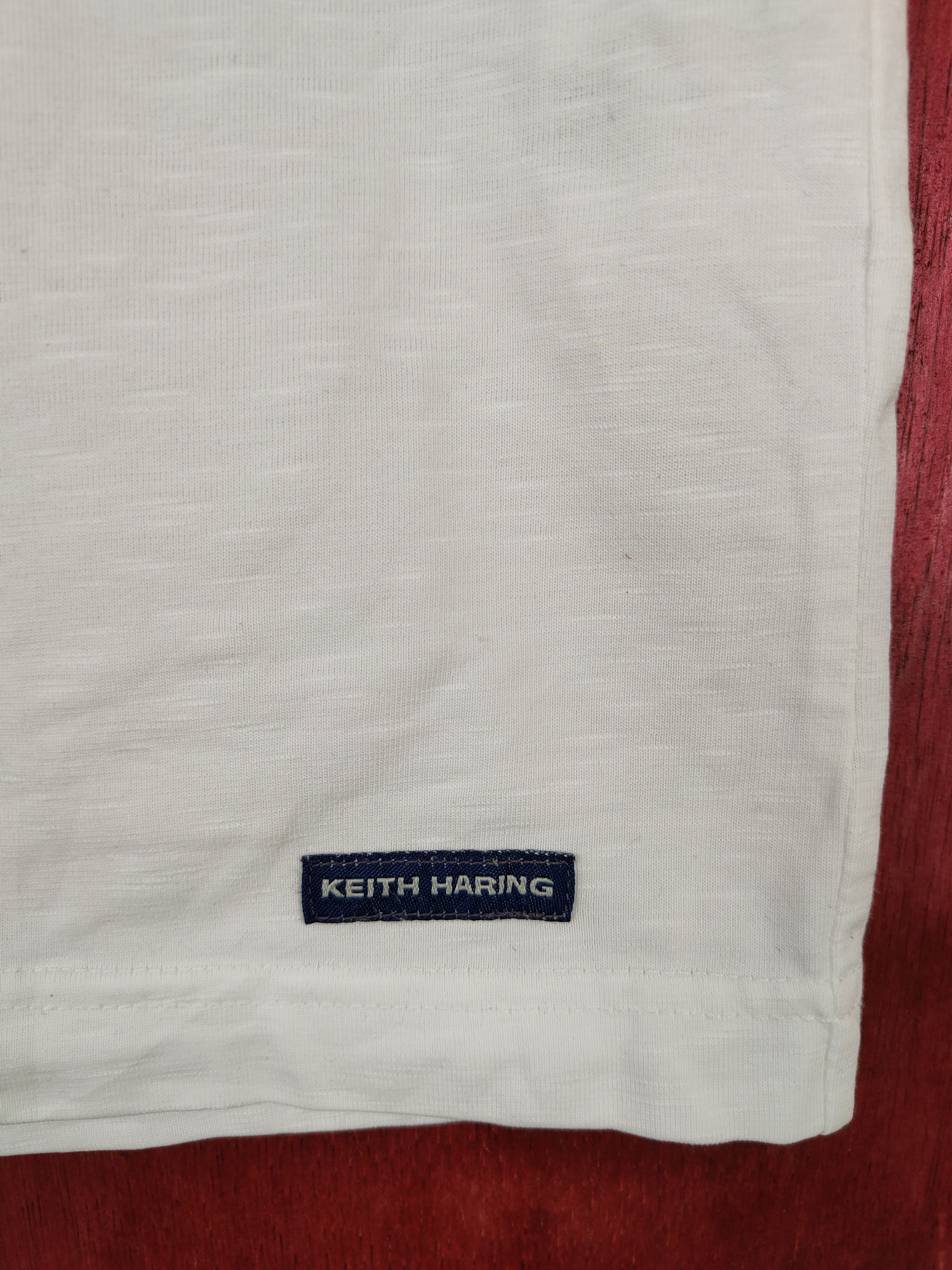 Japanese Brand Uniqlo-Keith Haring plain White Tshirt #S397 Size US L / EU 52-54 / 3 - 3 Thumbnail