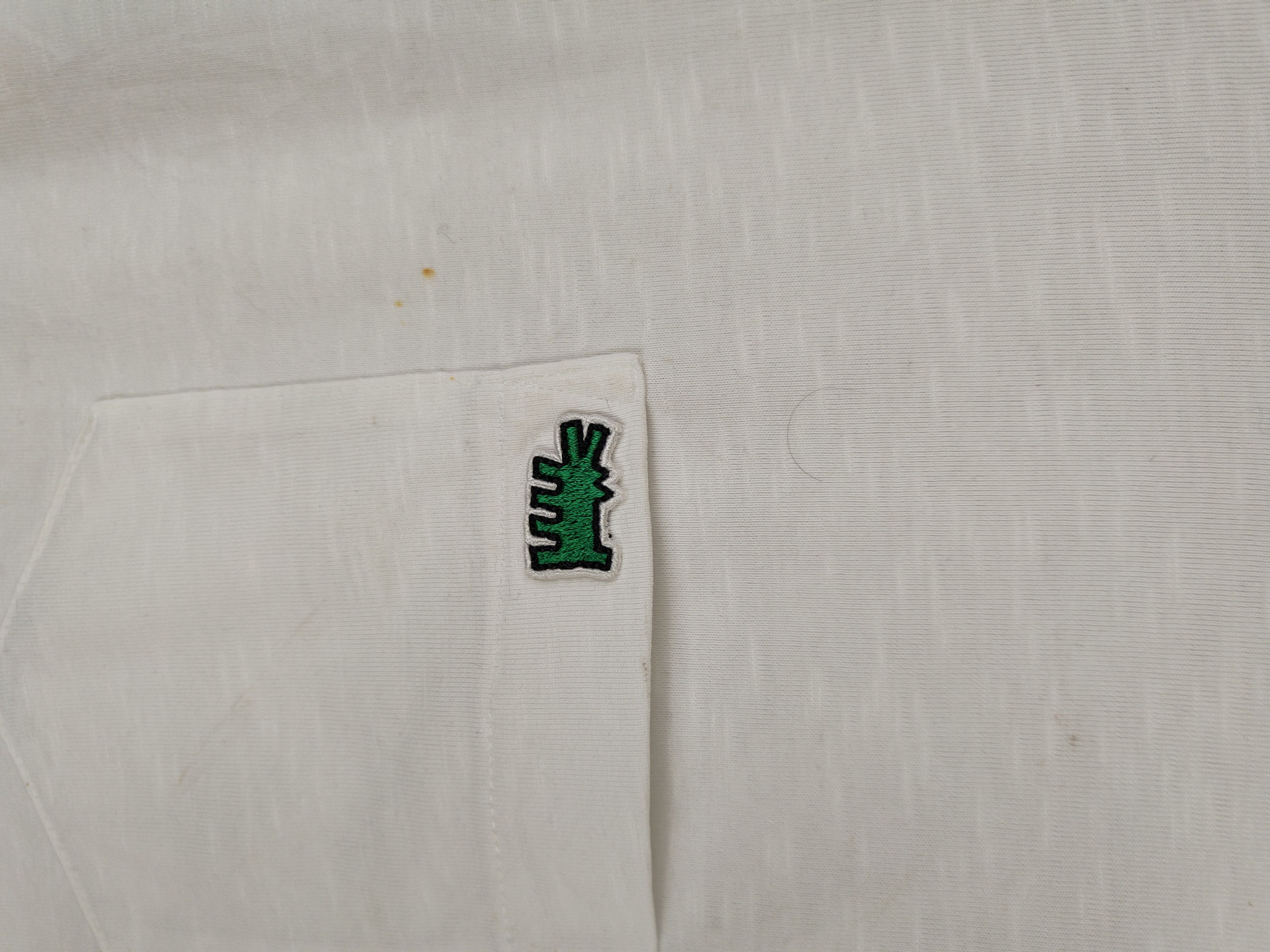 Japanese Brand Uniqlo-Keith Haring plain White Tshirt #S397 Size US L / EU 52-54 / 3 - 4 Thumbnail