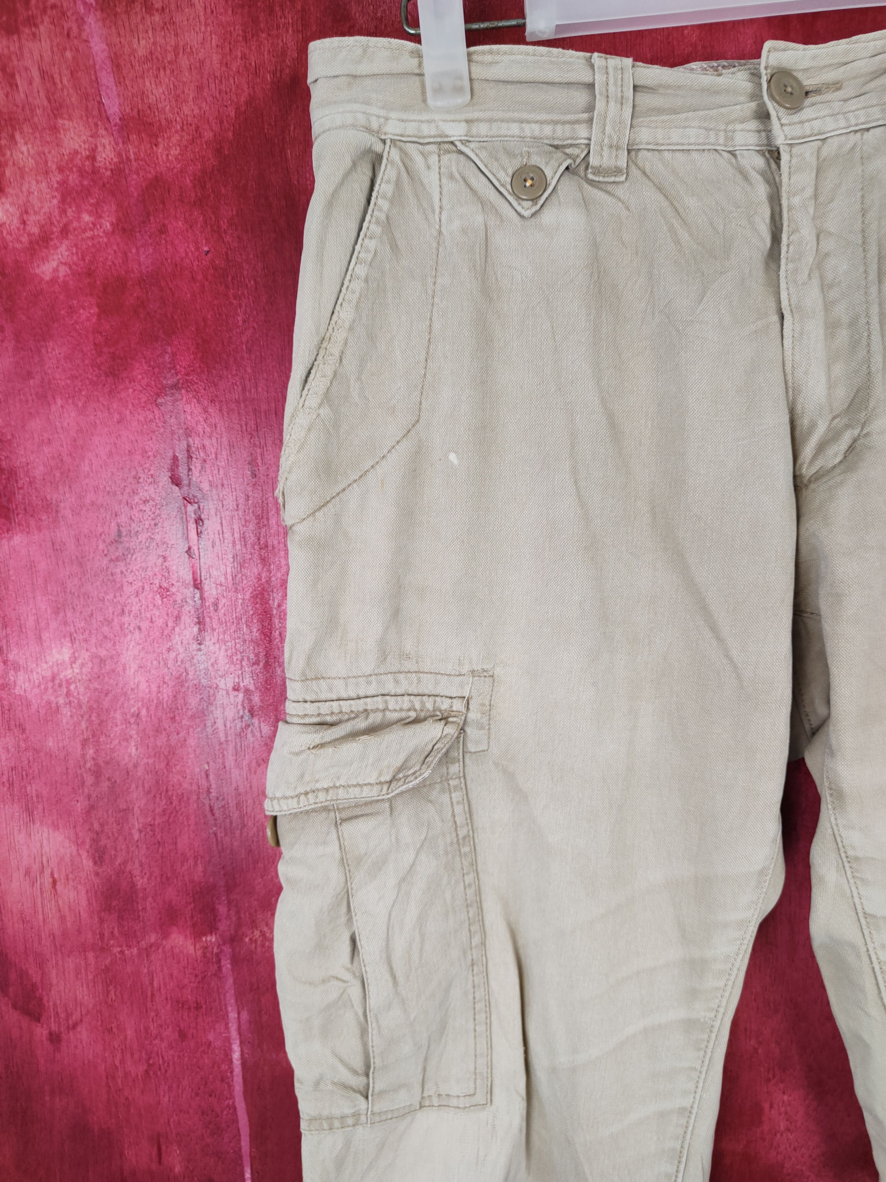 Global Work × Japanese Brand Global Work Brown Multi Pocket Tactical Cargo Pants #391 Size US 31 - 3 Thumbnail