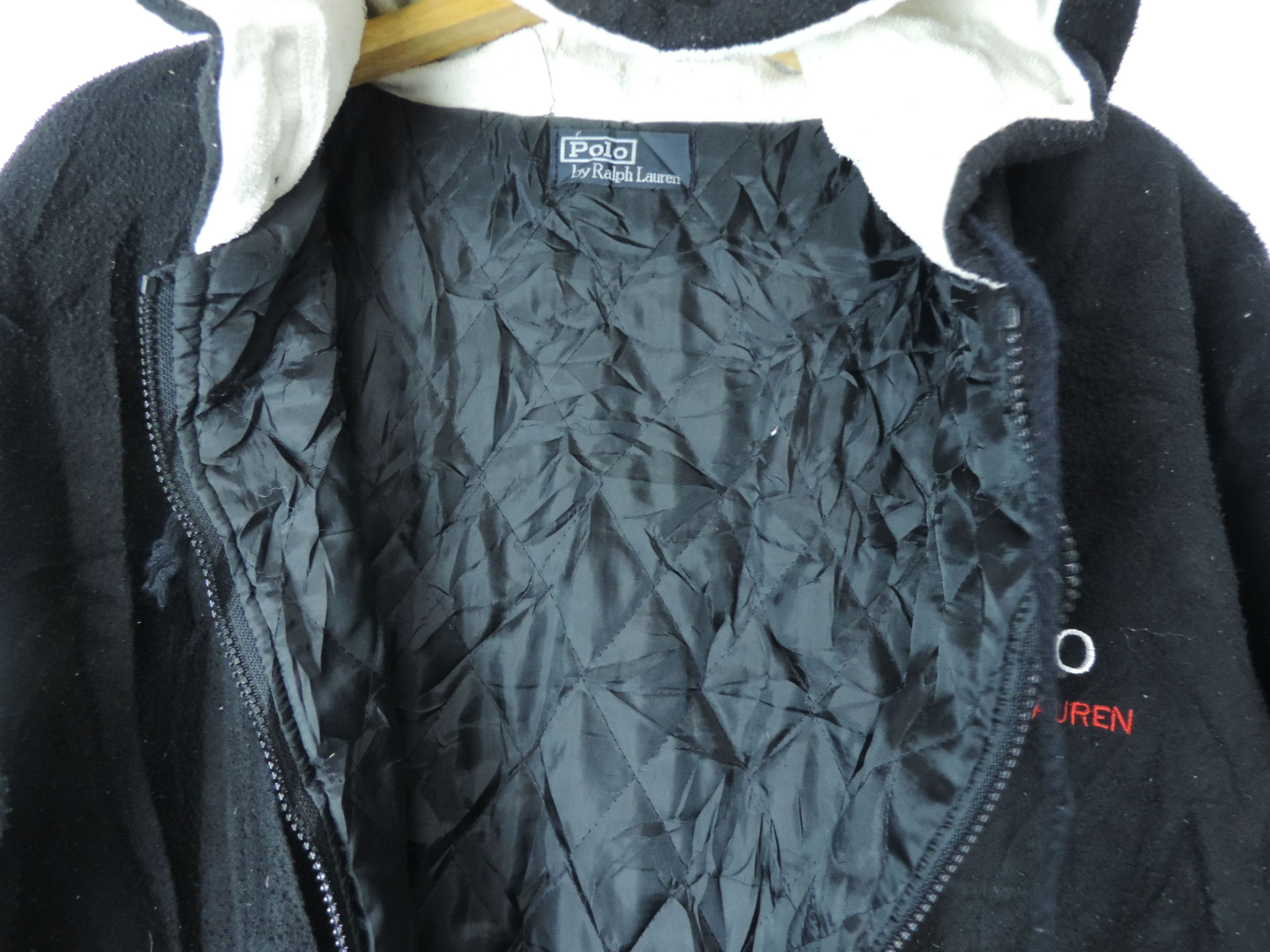 Polo Ralph Lauren × Vintage Vintage Polo Big Logo Zip Up Fleece Hoodie Size US L / EU 52-54 / 3 - 5 Thumbnail