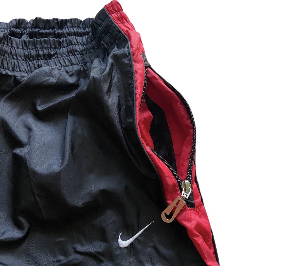 Vintage Vintage Nike Swoosh Logo Track Pants Size US 34 / EU 50 - 2 Thumbnail