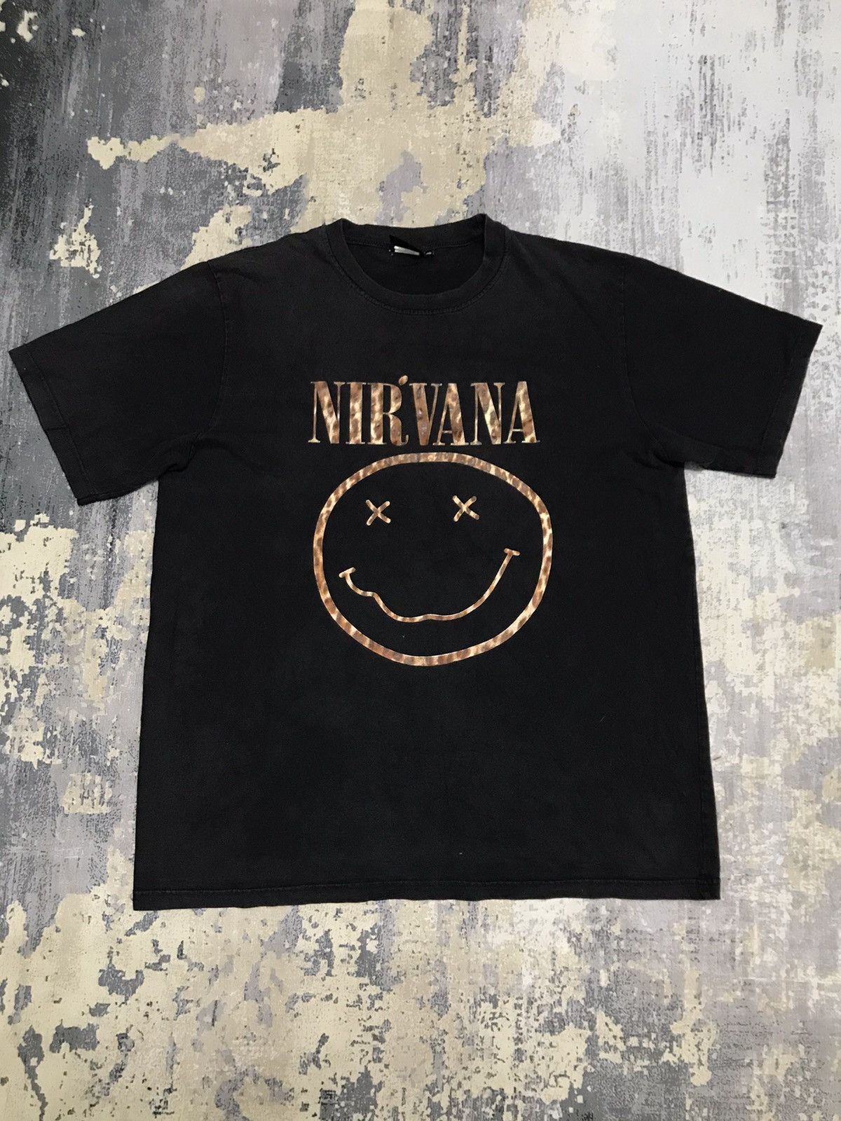 Vintage Nirvana Smiley Nevermind Band Shirt