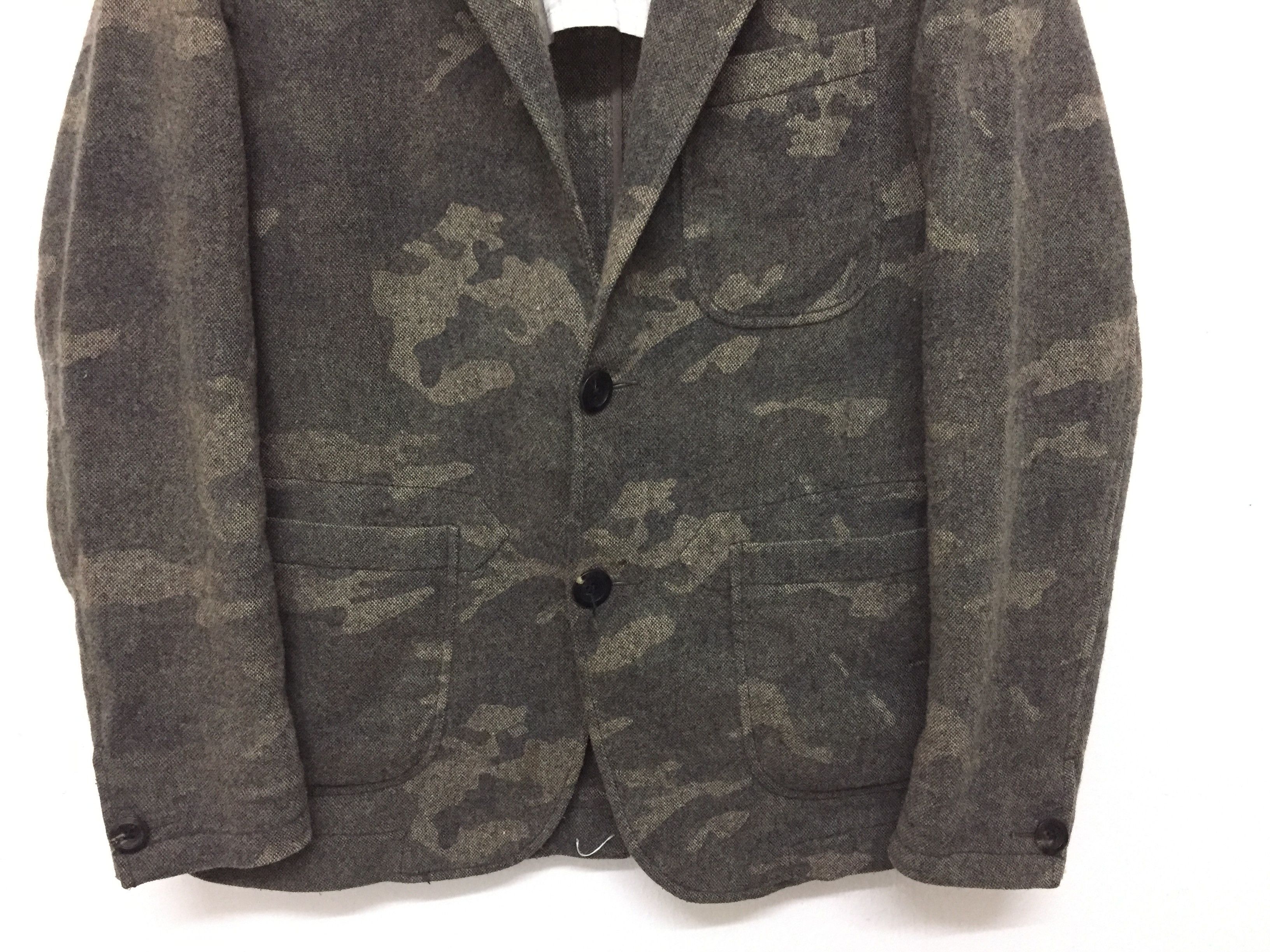 Beams Plus CAMO Wool Mix fabric jacket Size US S / EU 44-46 / 1 - 4 Thumbnail