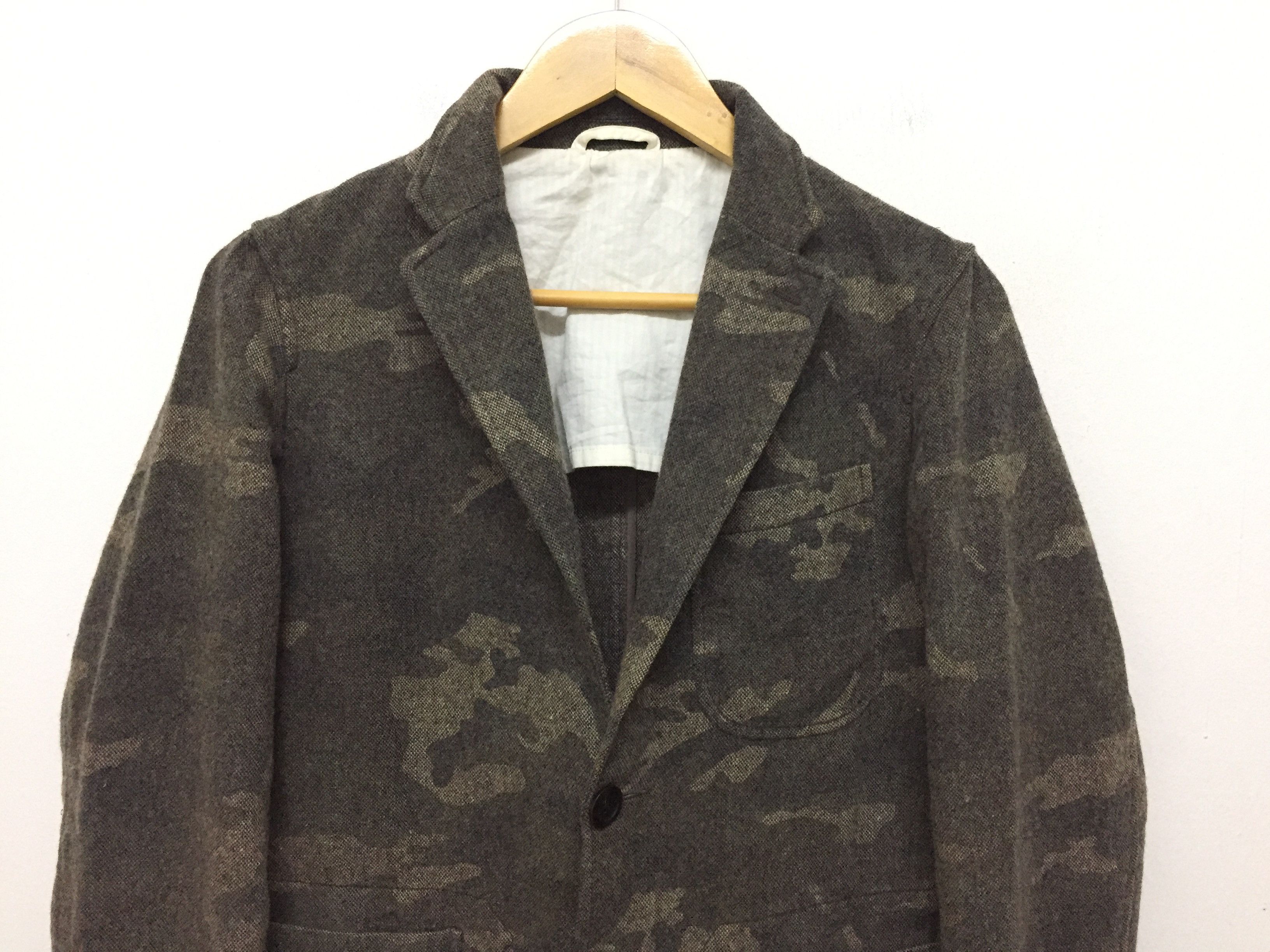 Beams Plus CAMO Wool Mix fabric jacket Size US S / EU 44-46 / 1 - 3 Thumbnail