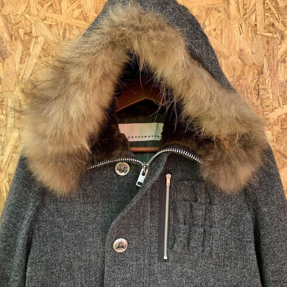 Issey Miyake Nice! Sunao kuwahara Issey Miyake Fur Wool Hoodie Jacket Size XS / US 0-2 / IT 36-38 - 6 Thumbnail