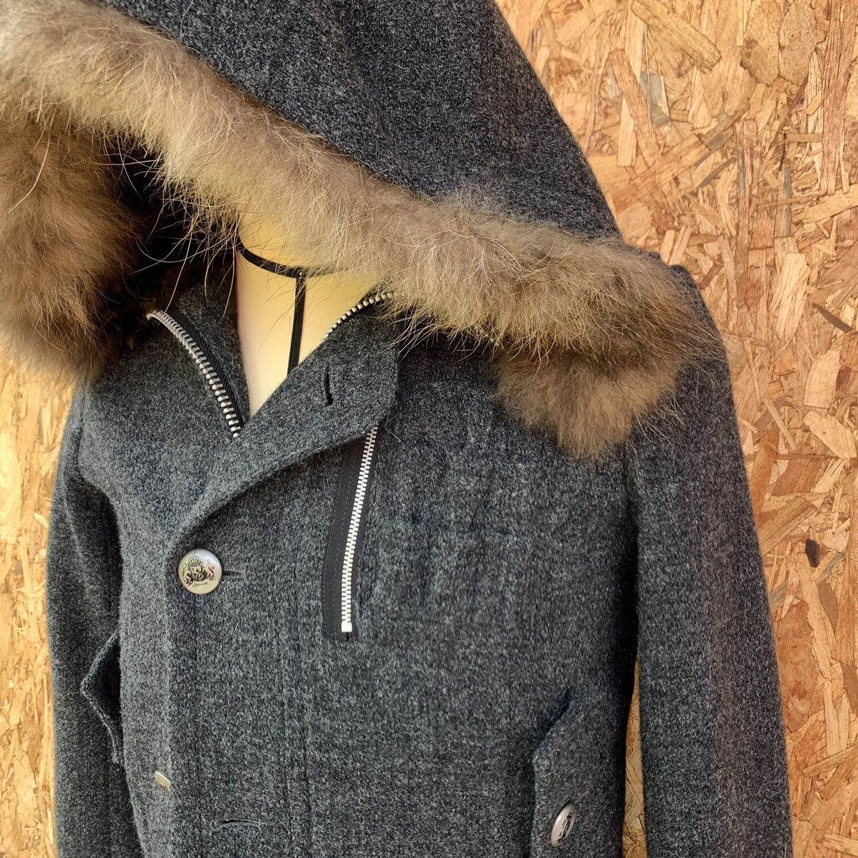Issey Miyake Nice! Sunao kuwahara Issey Miyake Fur Wool Hoodie Jacket Size XS / US 0-2 / IT 36-38 - 5 Thumbnail