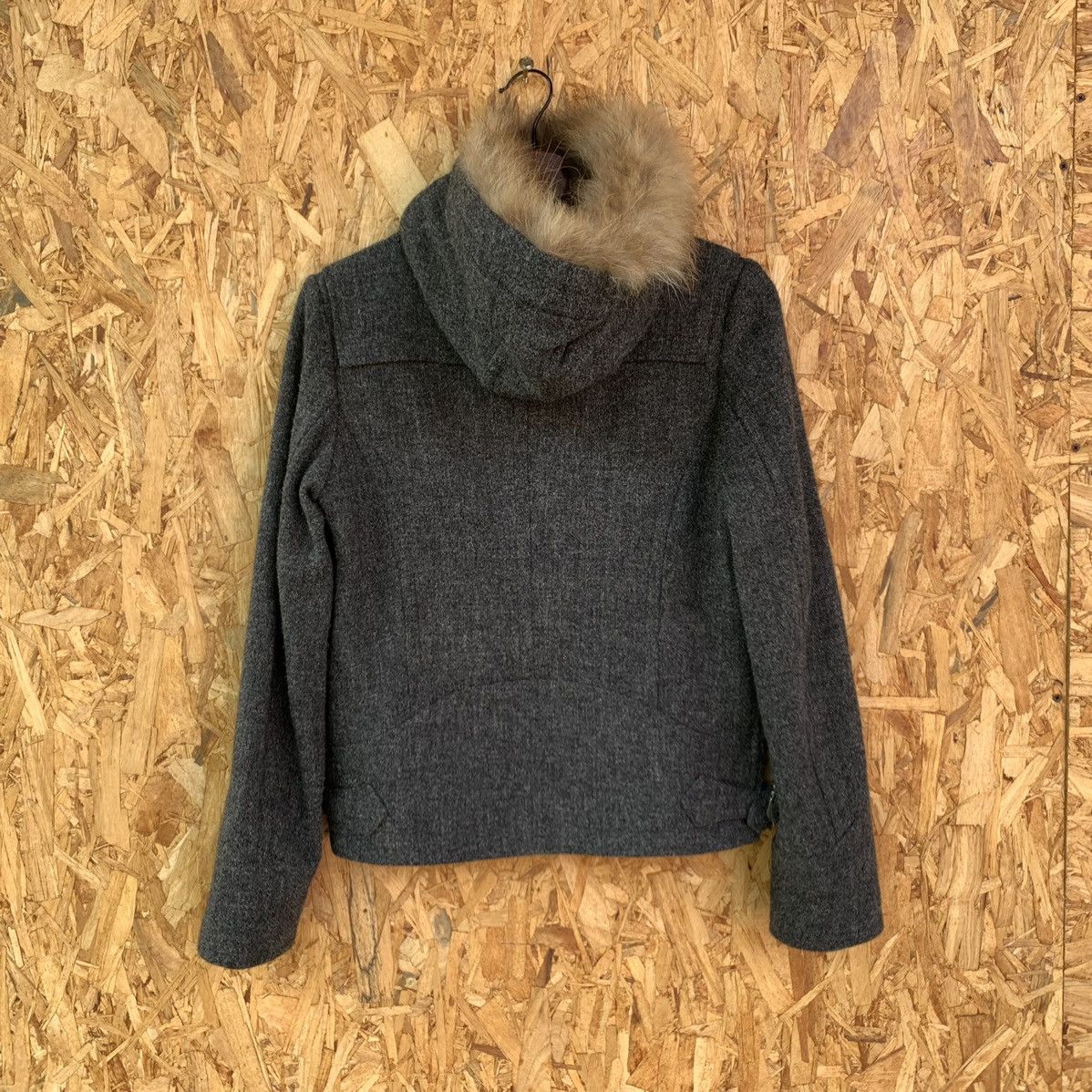 Issey Miyake Nice! Sunao kuwahara Issey Miyake Fur Wool Hoodie Jacket Size XS / US 0-2 / IT 36-38 - 2 Thumbnail