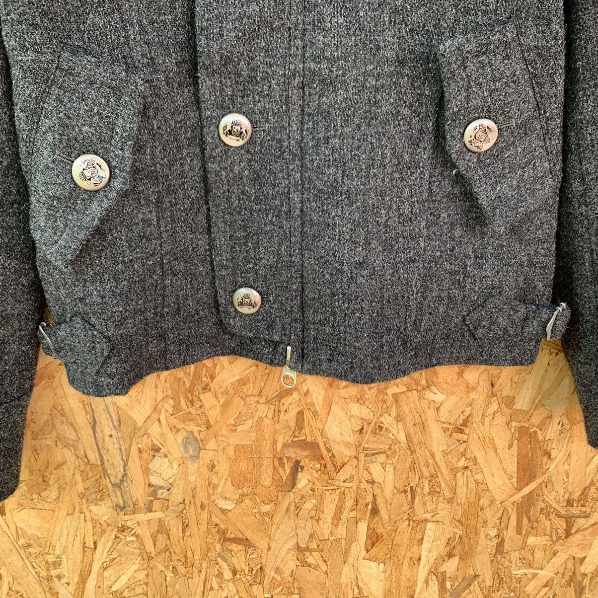 Issey Miyake Nice! Sunao kuwahara Issey Miyake Fur Wool Hoodie Jacket Size XS / US 0-2 / IT 36-38 - 8 Thumbnail
