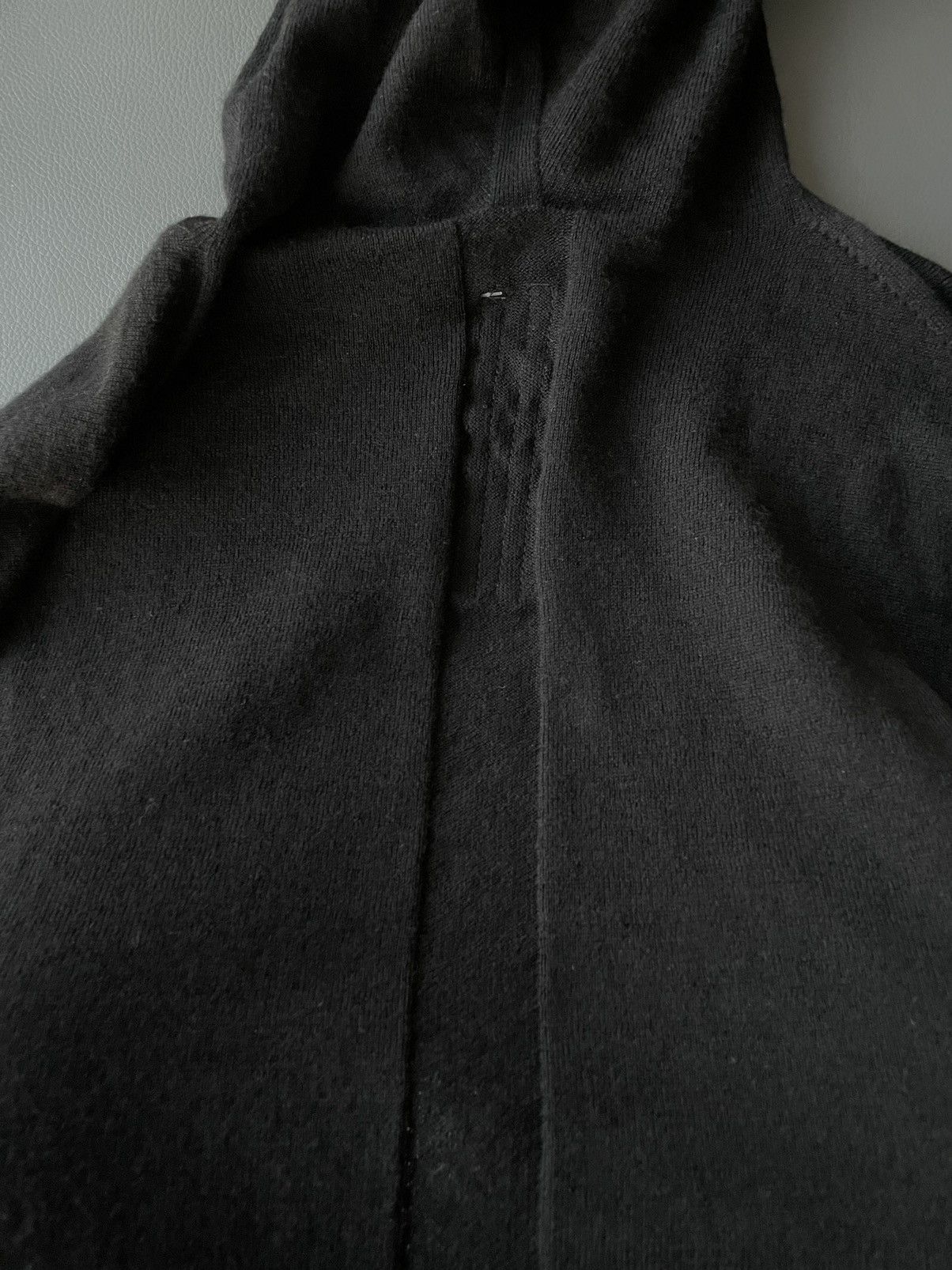 Rick Owens Super Runway Brand New Virgin Wool Skinny Hooded Sweater Size US L / EU 52-54 / 3 - 19 Thumbnail