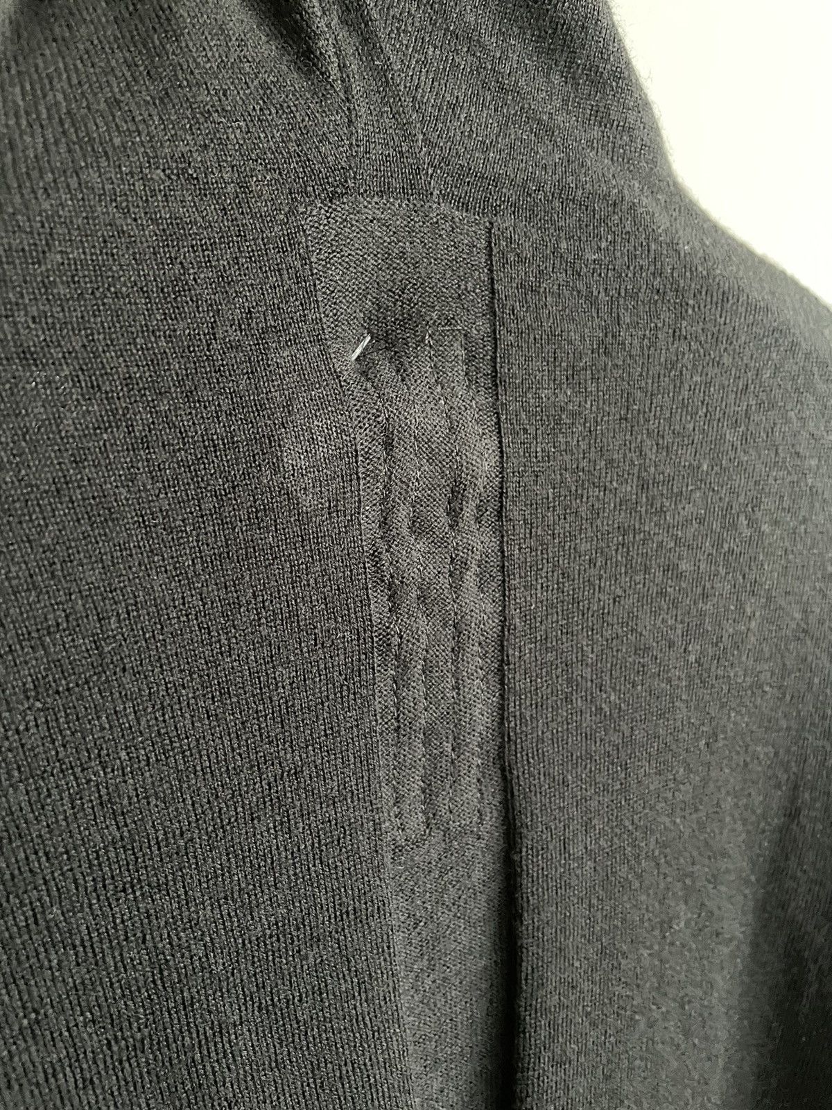 Rick Owens Super Runway Brand New Virgin Wool Skinny Hooded Sweater Size US L / EU 52-54 / 3 - 12 Thumbnail