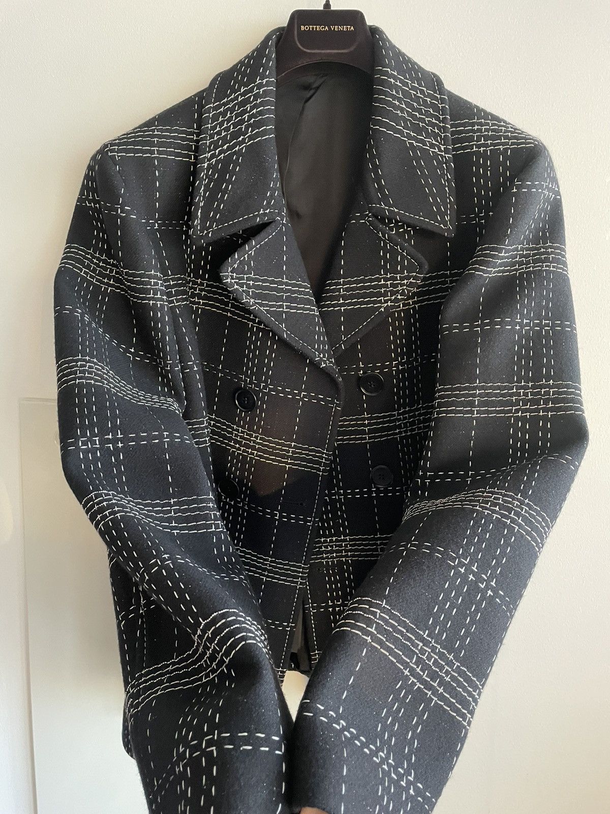 Bottega Veneta Rare $8,500 Value Bottega Super Runway Double Breast Coat Size US L / EU 52-54 / 3 - 2 Thumbnail