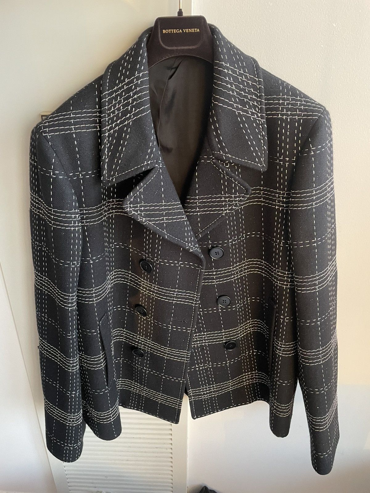 Bottega Veneta Rare $8,500 Value Bottega Super Runway Double Breast Coat Size US L / EU 52-54 / 3 - 15 Thumbnail