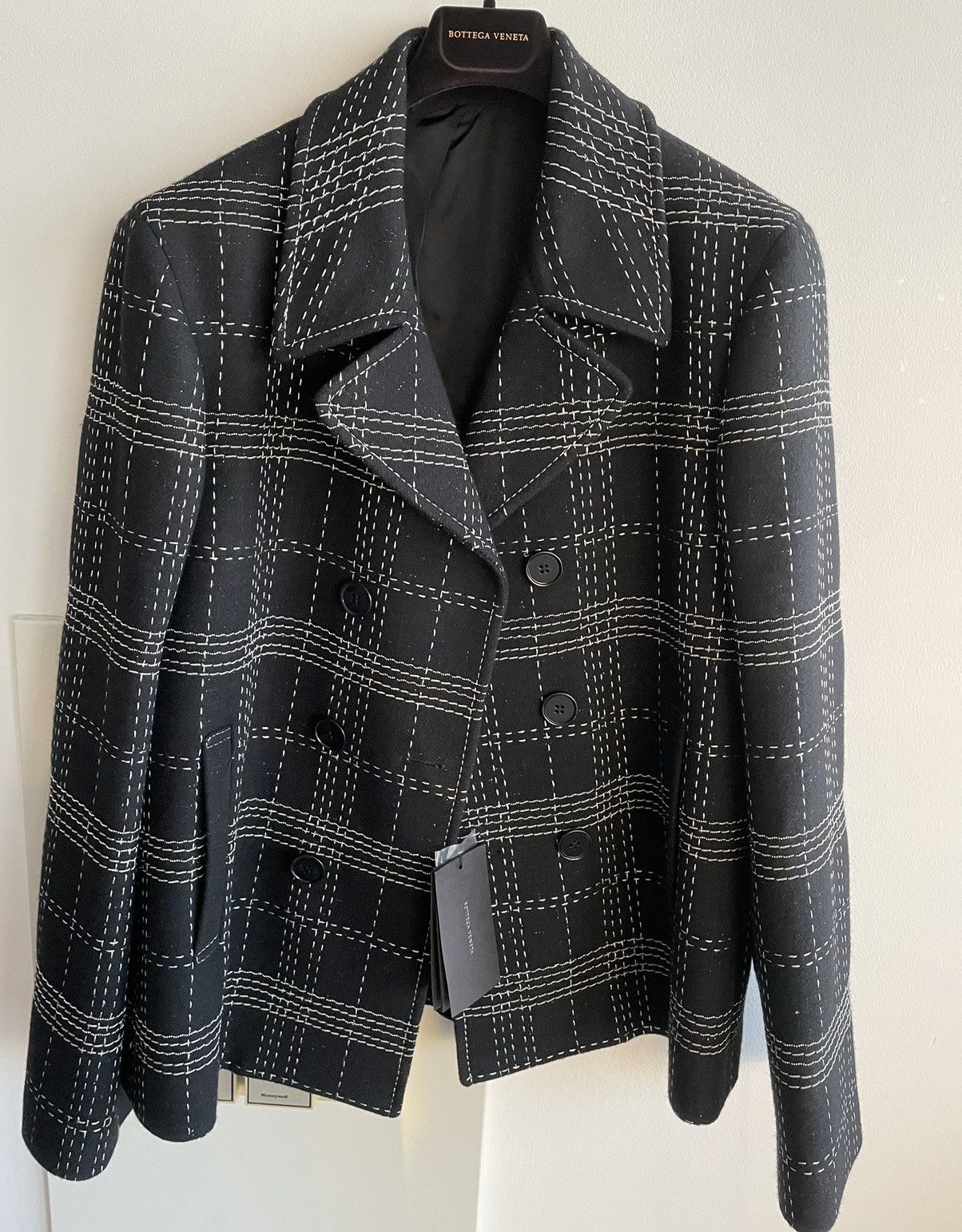 Bottega Veneta Rare $8,500 Value Bottega Super Runway Double Breast Coat Size US L / EU 52-54 / 3 - 4 Thumbnail