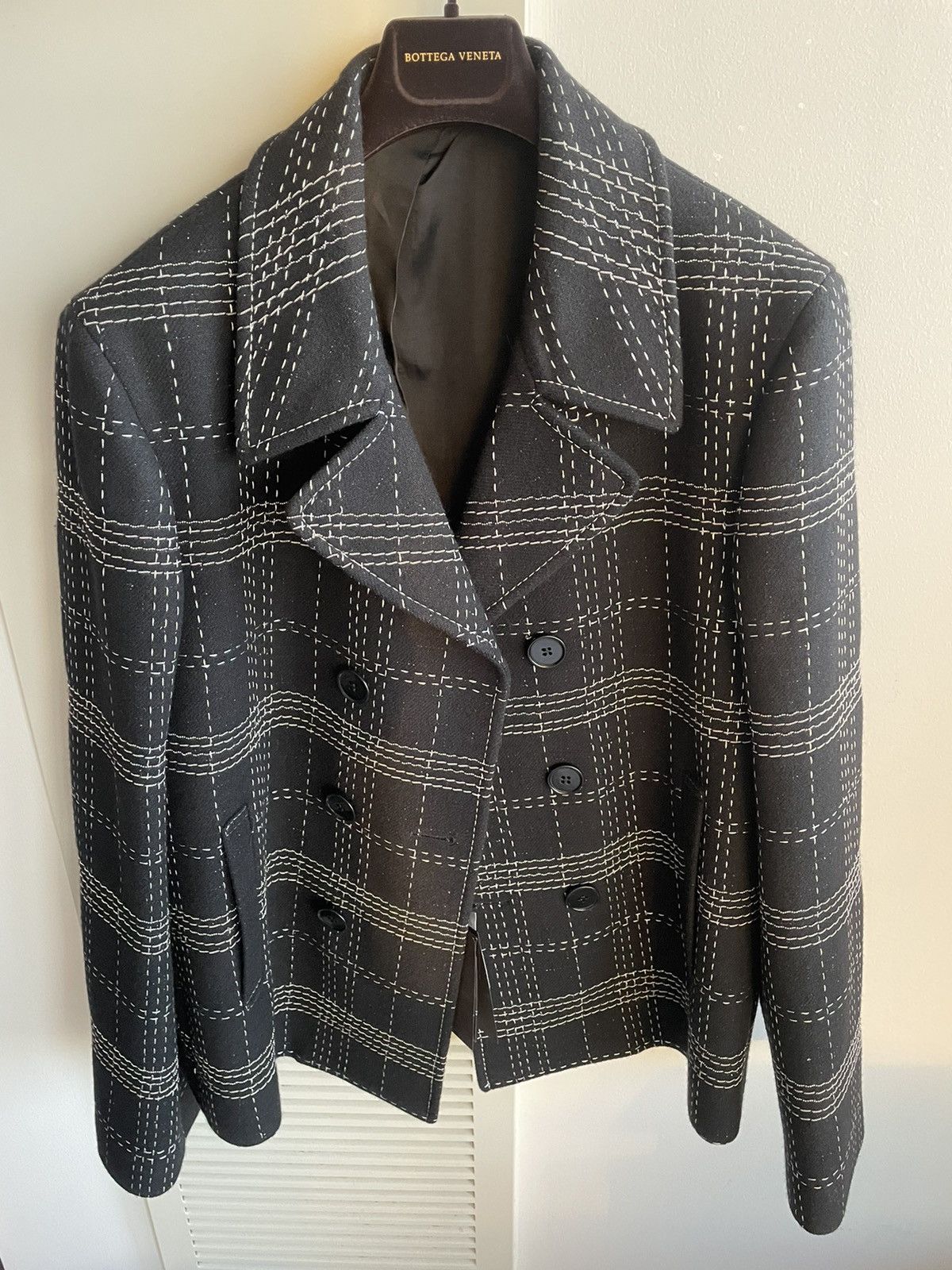 Bottega Veneta Rare $8,500 Value Bottega Super Runway Double Breast Coat Size US L / EU 52-54 / 3 - 10 Thumbnail