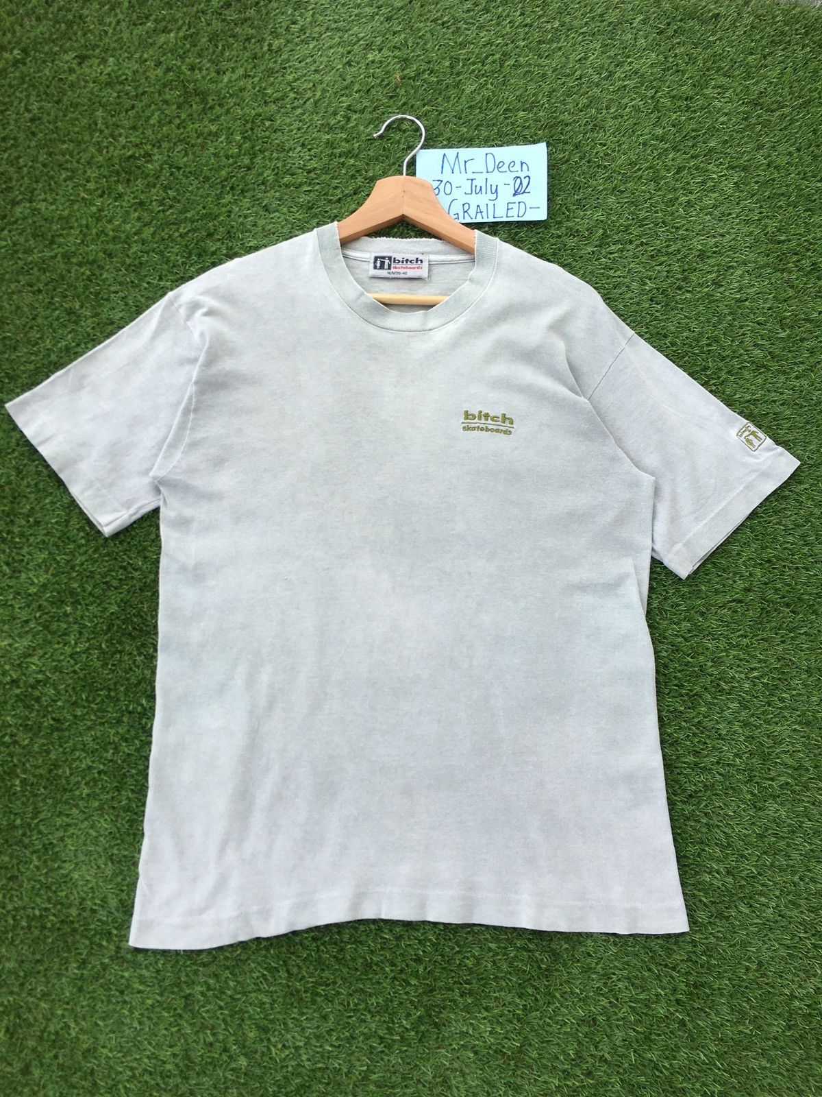 Vintage Vintage Bitch Skateboard Tshirt Size US S / EU 44-46 / 1 - 2 Thumbnail